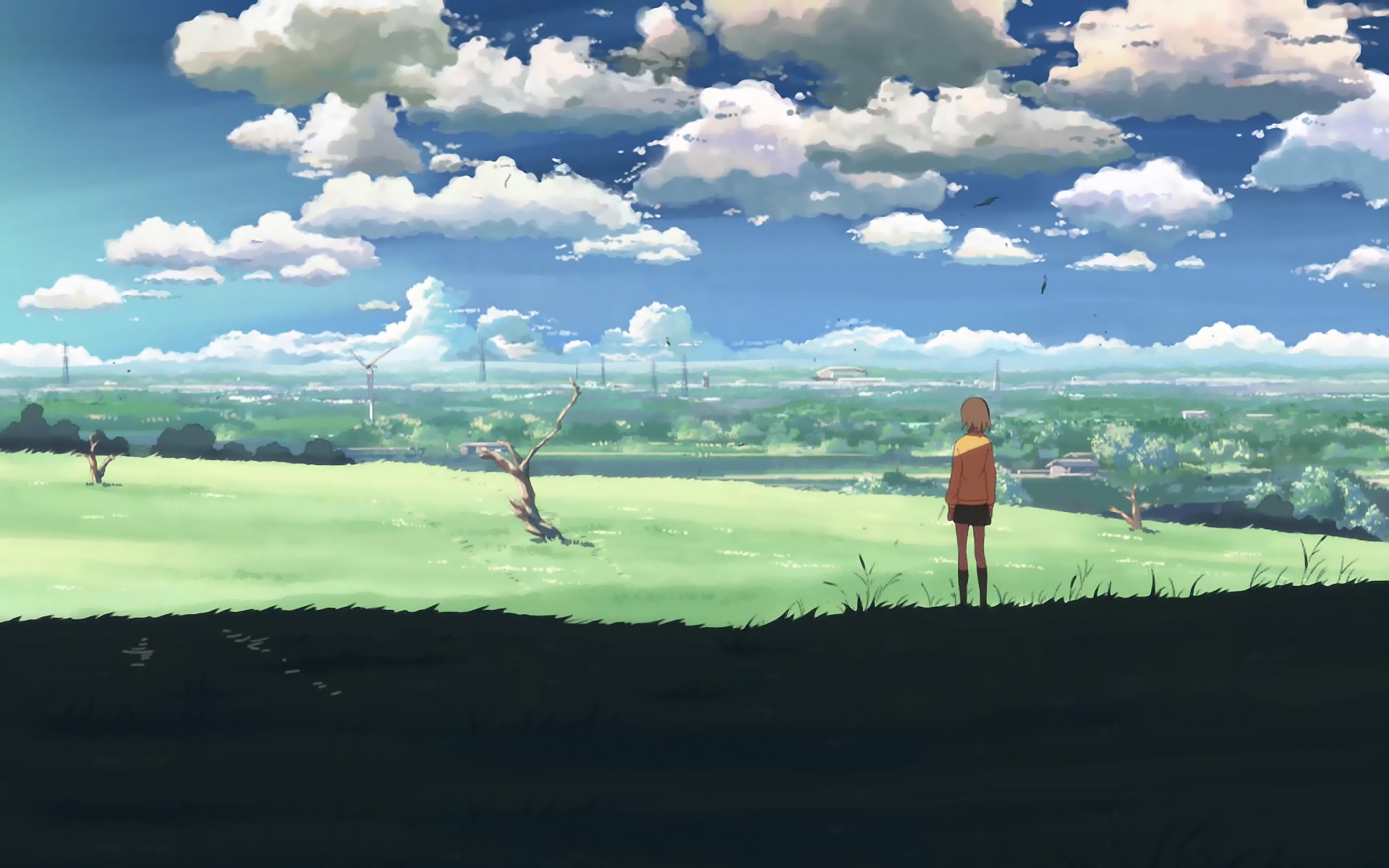 HD desktop wallpaper: Anime, Landscape