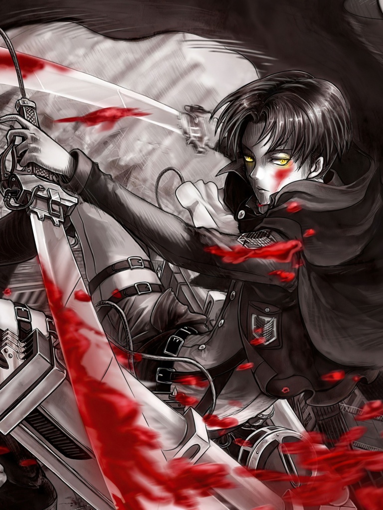 Levi Ackerman Wallpaper 4K, Shingeki no