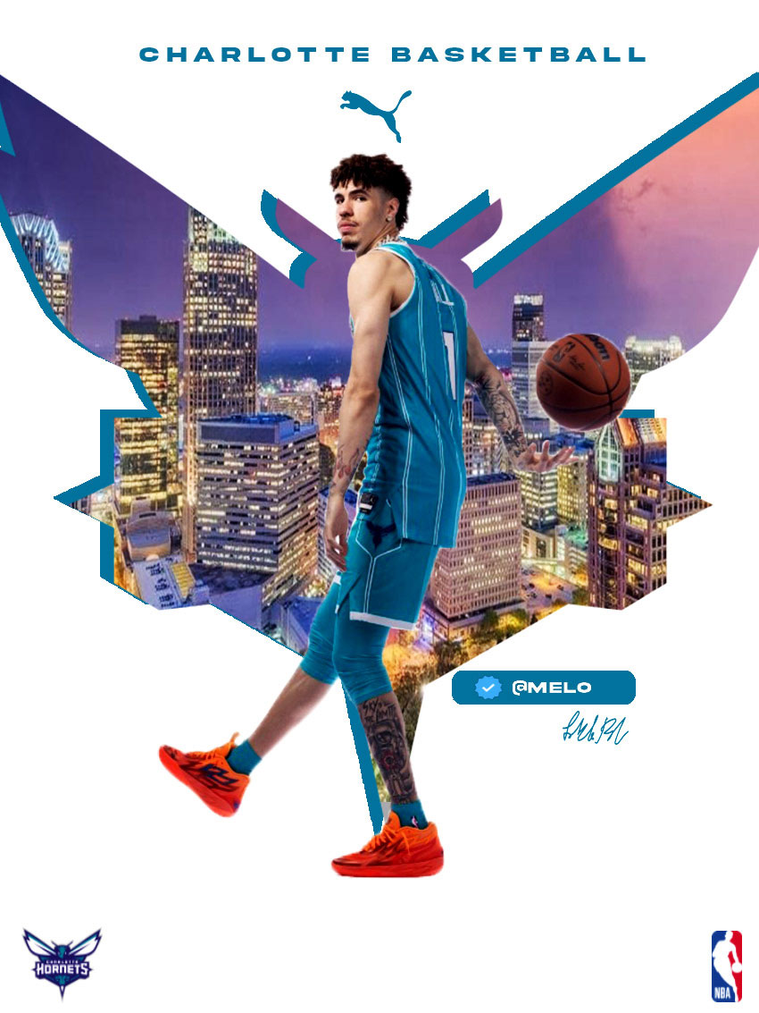 Lamelo Ball Cool Hornets HD Wallpaper