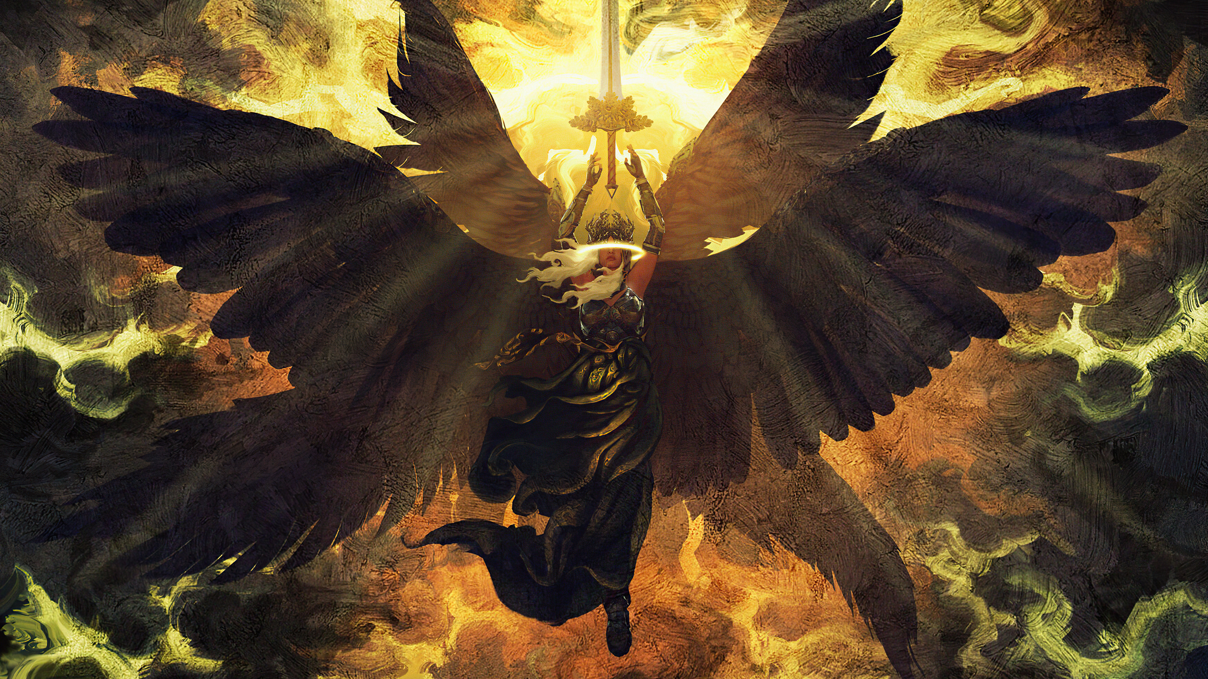 Admonition Angel Magic The Gathering 4k