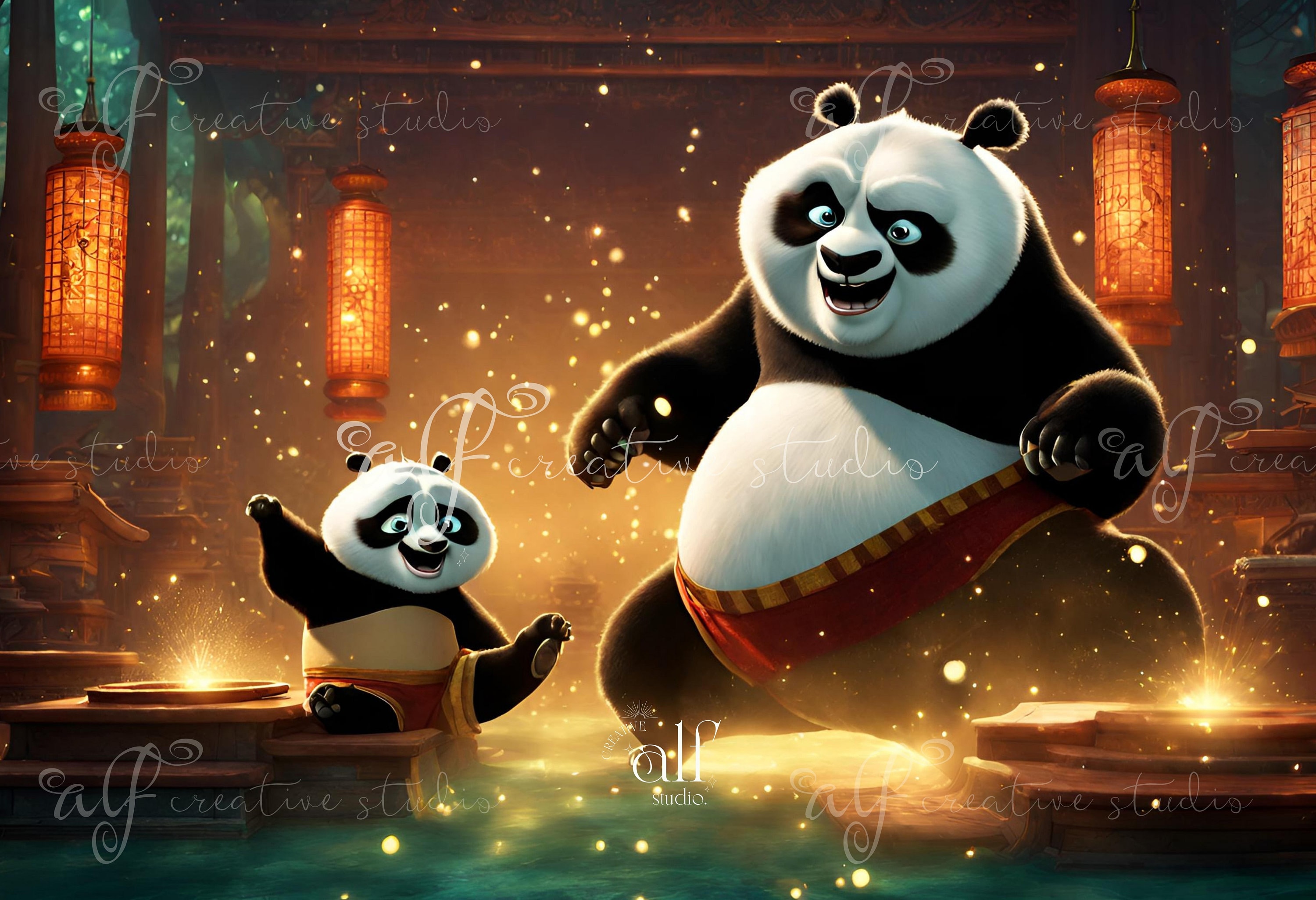 Kung Fu Panda Digital Background Po