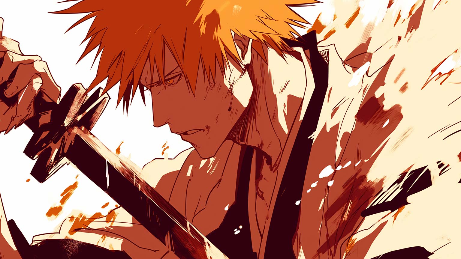 Kurosaki Ichigo with Sword Desktop