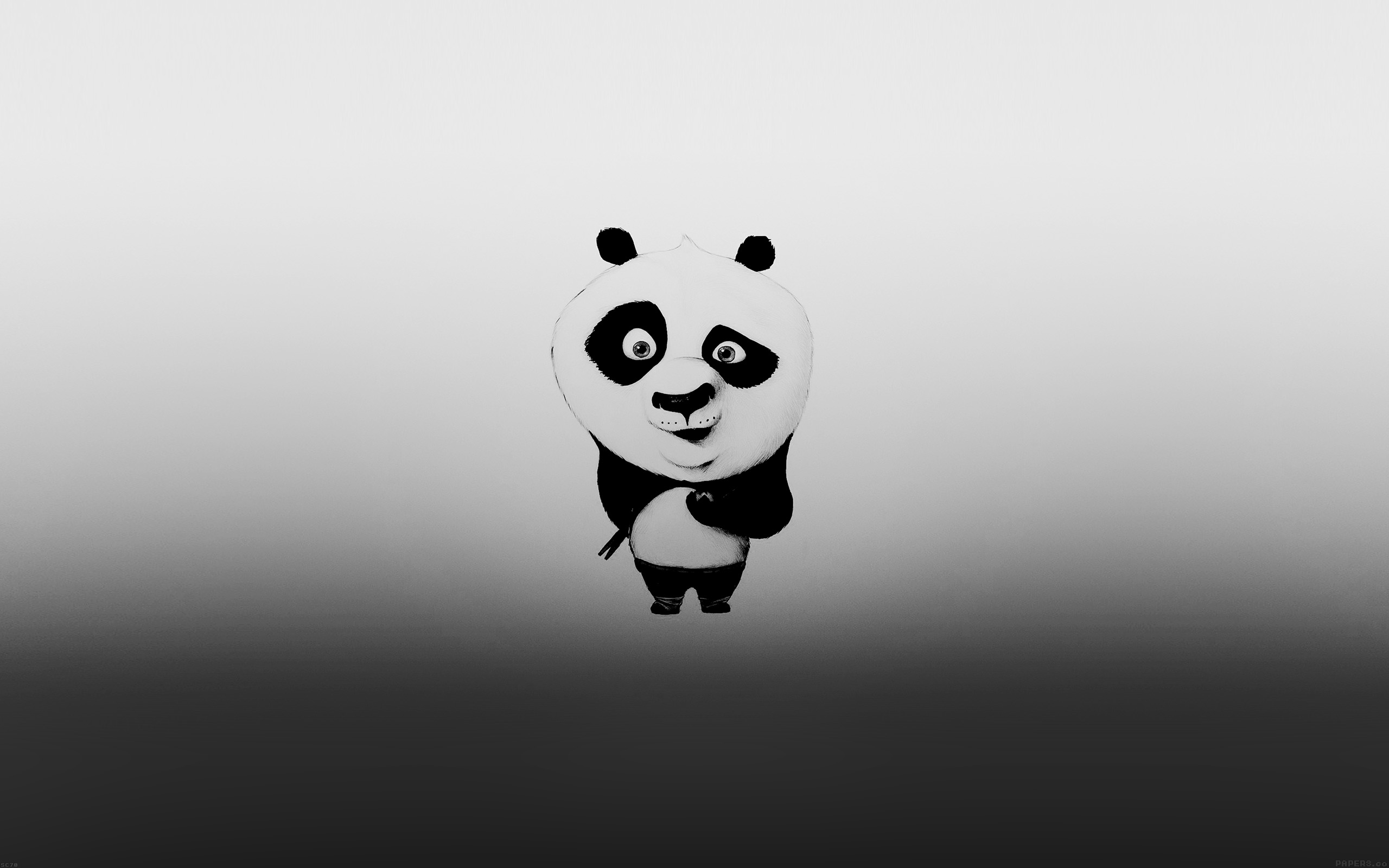 Kungfu Panda Minimal Funny Cute