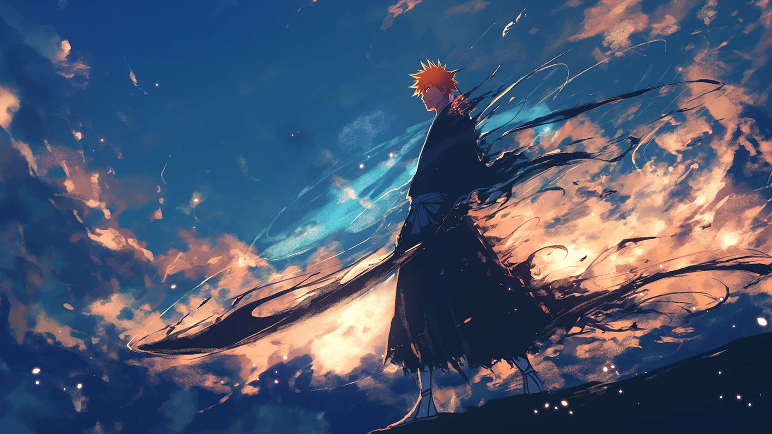 Ichigo Kurosaki Bankai Desktop