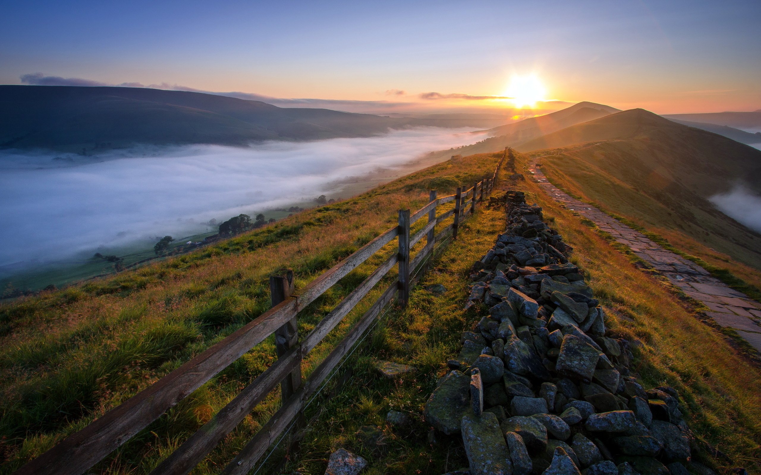 Rising Sun HD wallpaper
