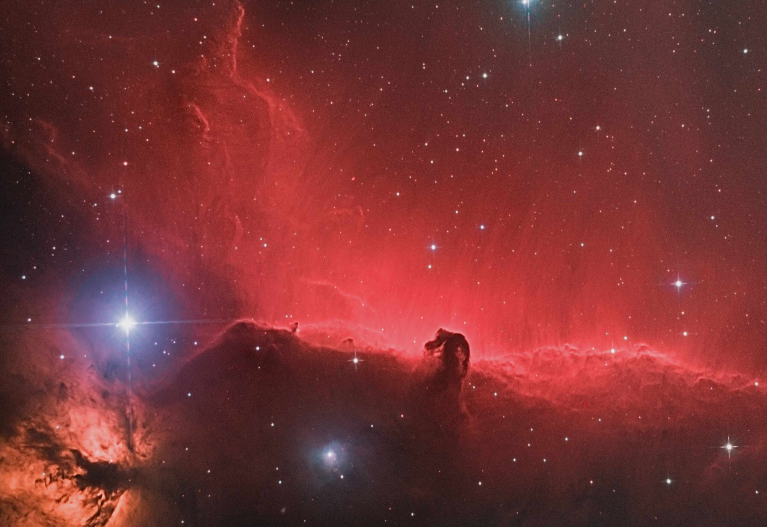 Flame and Horsehead Nebula
