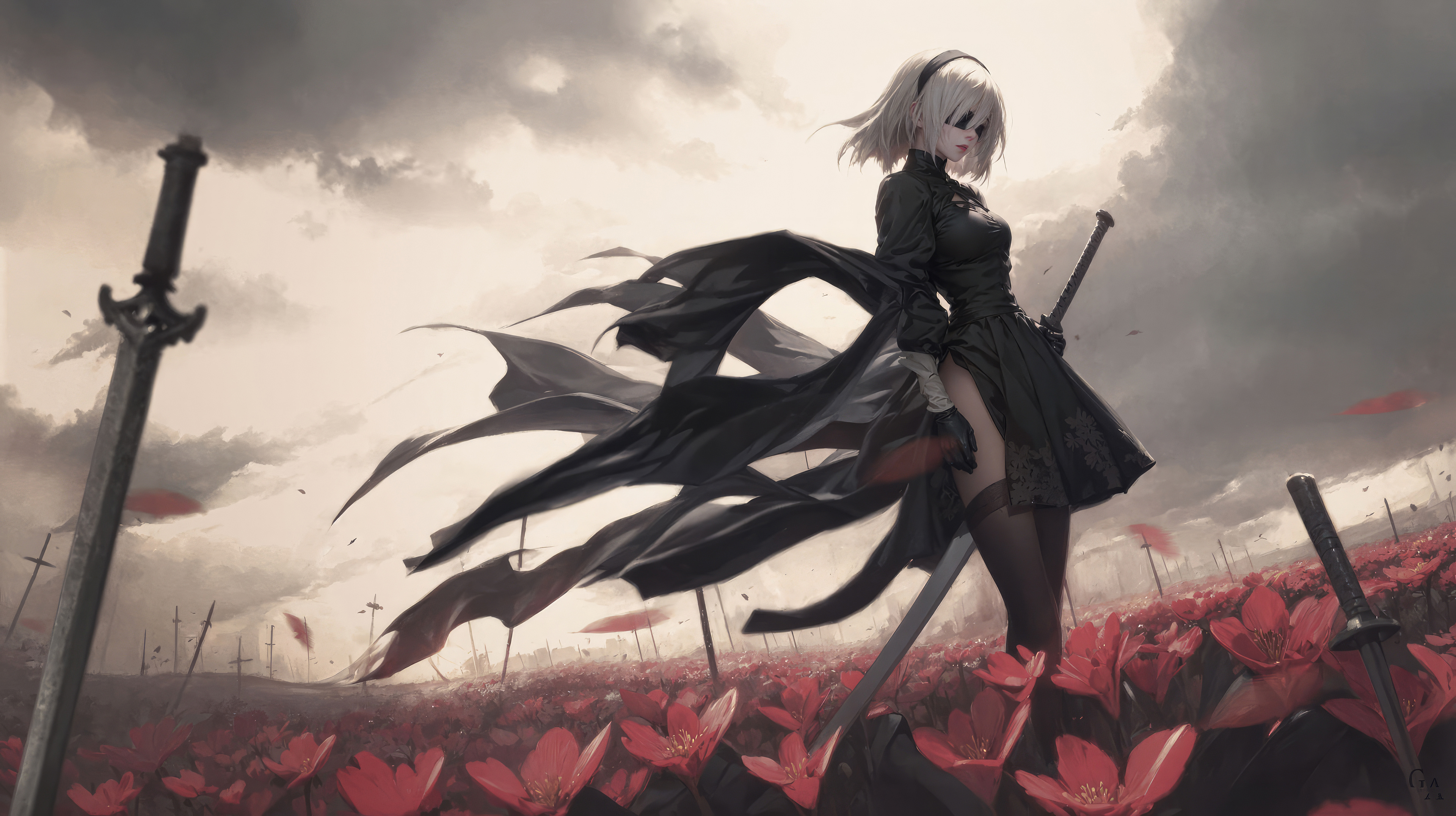 2b Nier Automata 4k Artwork Wallpaper