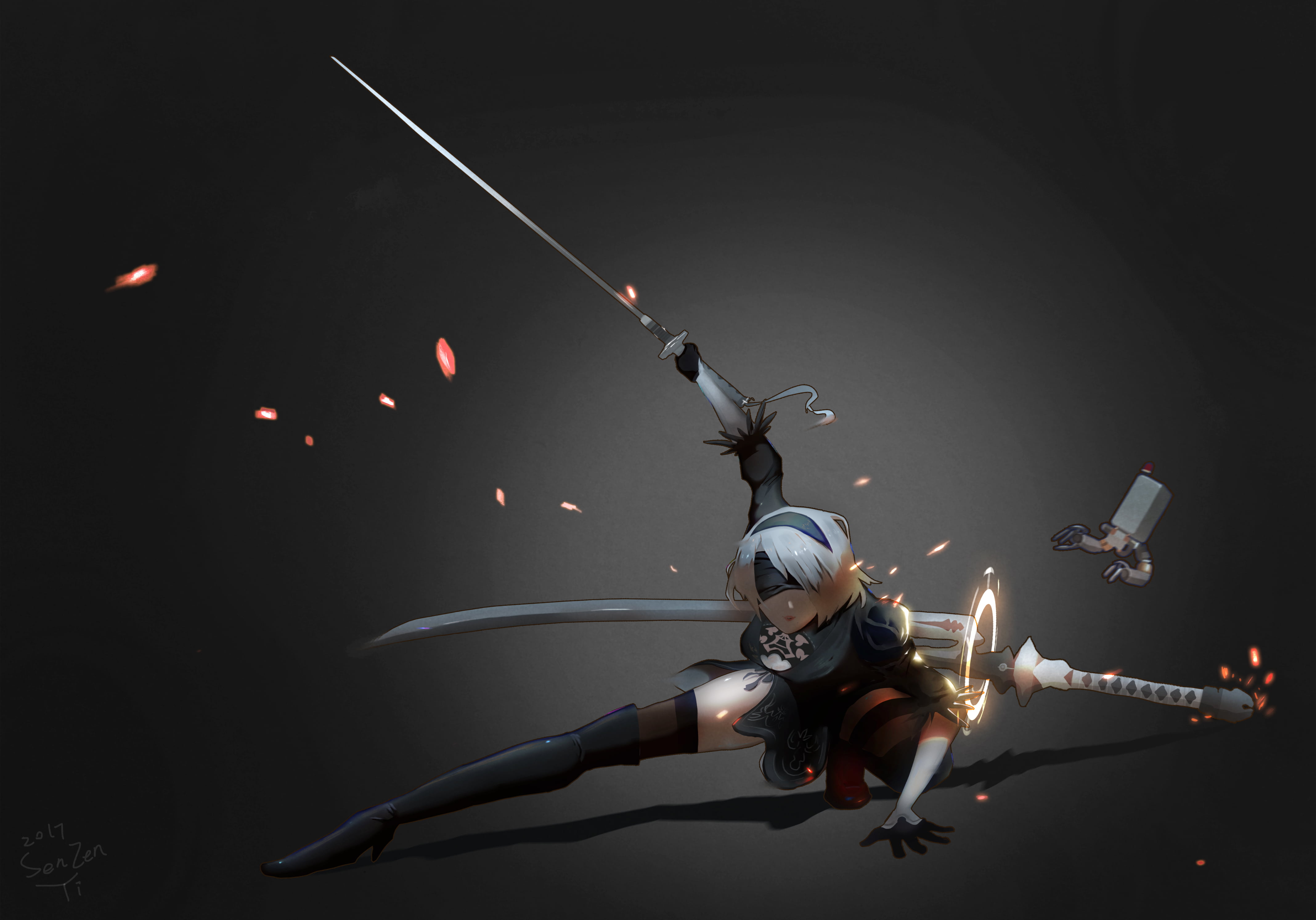 YoRHa No.2 Type B 4k Wallpaper