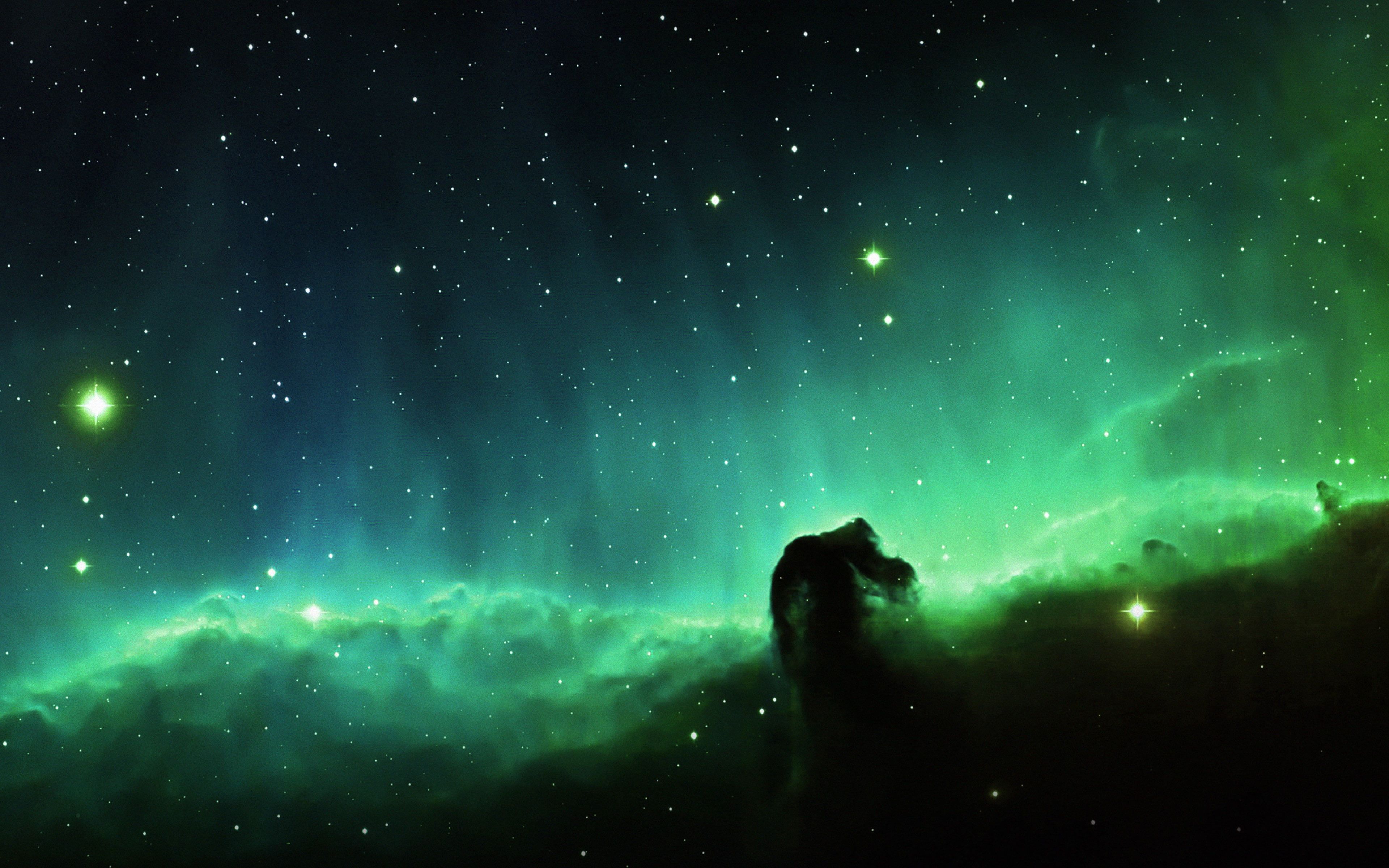 horse #head #blue #nebula #sky #space