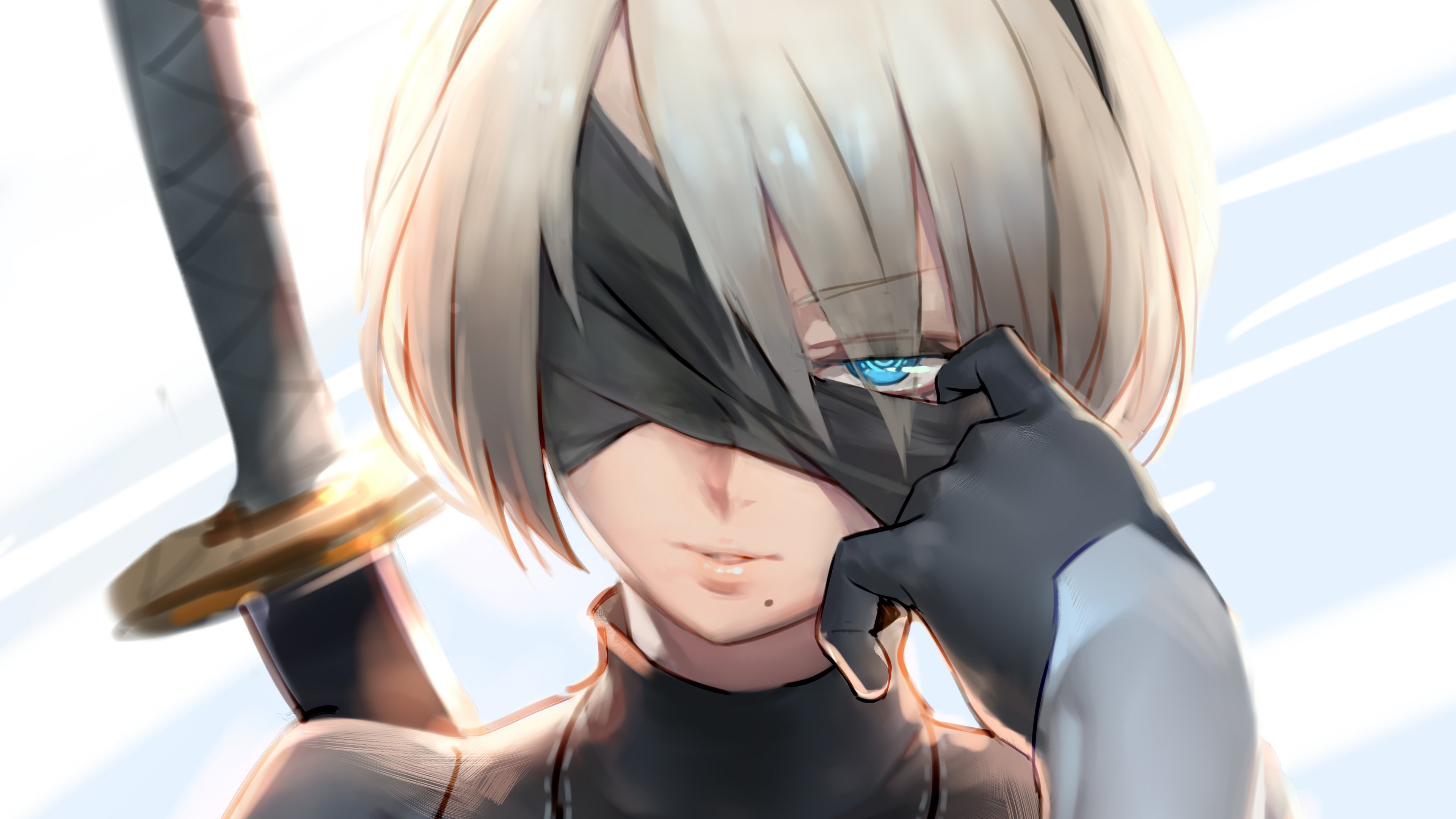 Yorha 2B Nier: Automata Wallpaper 4k HD