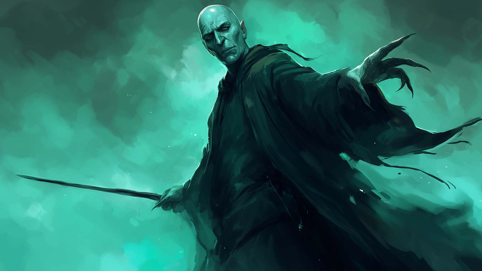 Harry Potter Lord Voldemort Dark Green