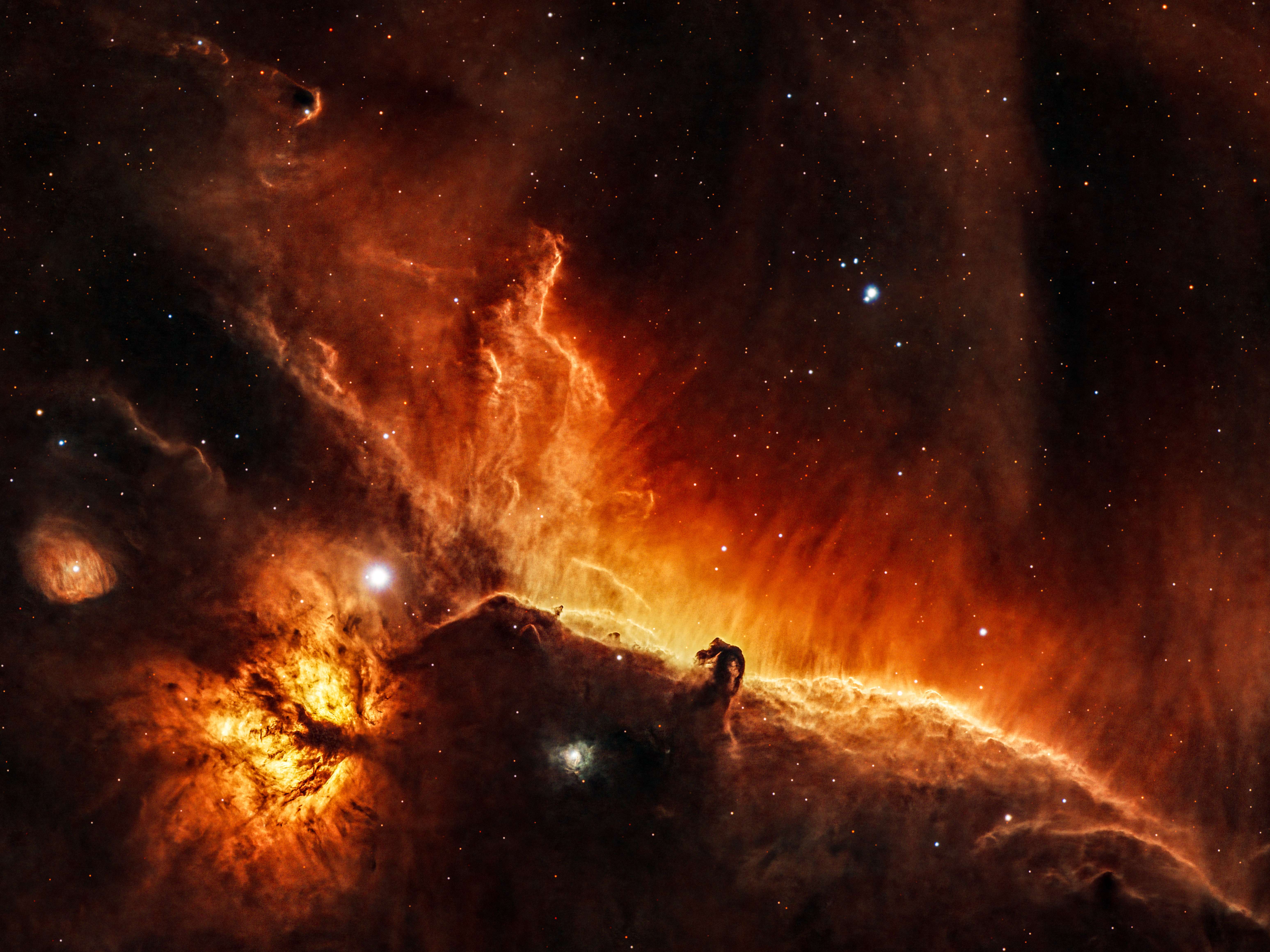 The Horsehead and Flame Nebula, r