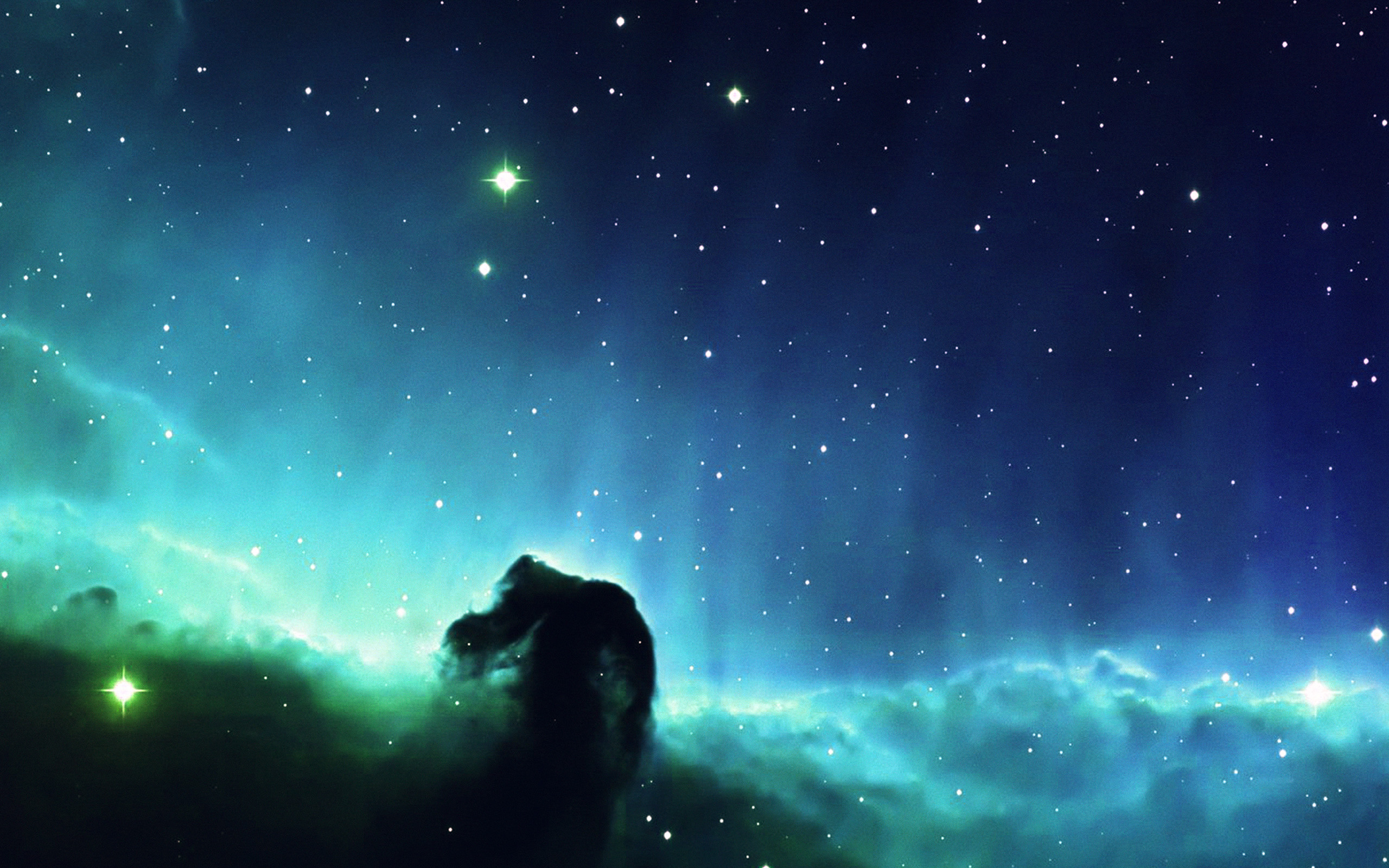 Horsehead Nubula Space Galaxy Dark