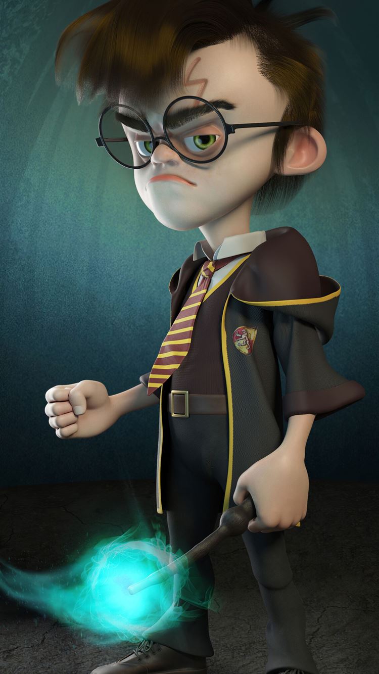 harry potter 3D character art 4k iPhone