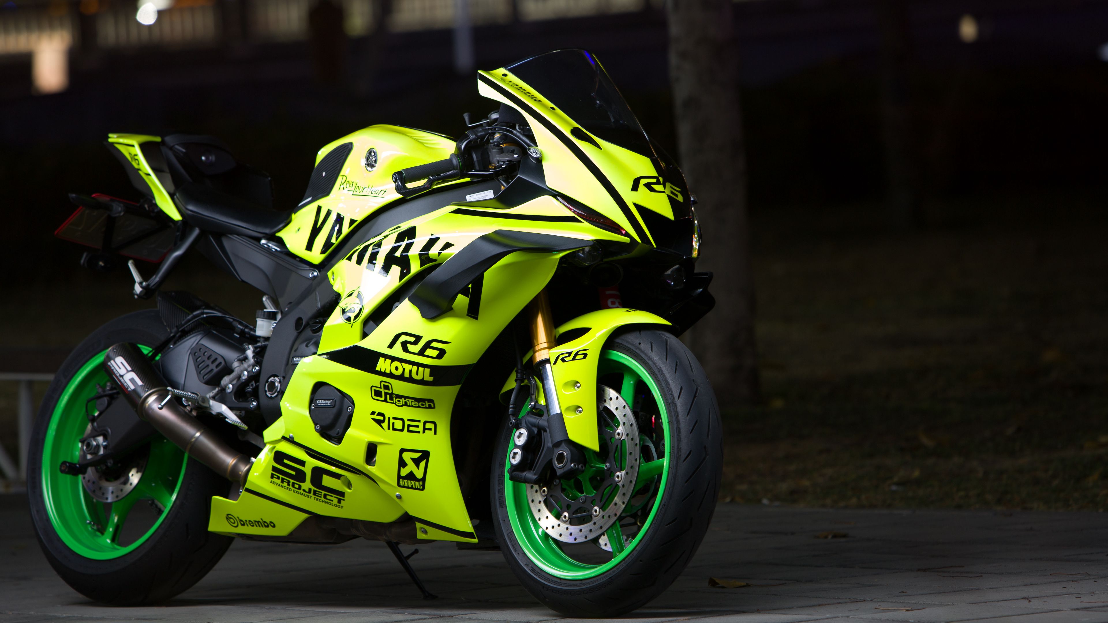 Download wallpaper 3840x2160 yamaha