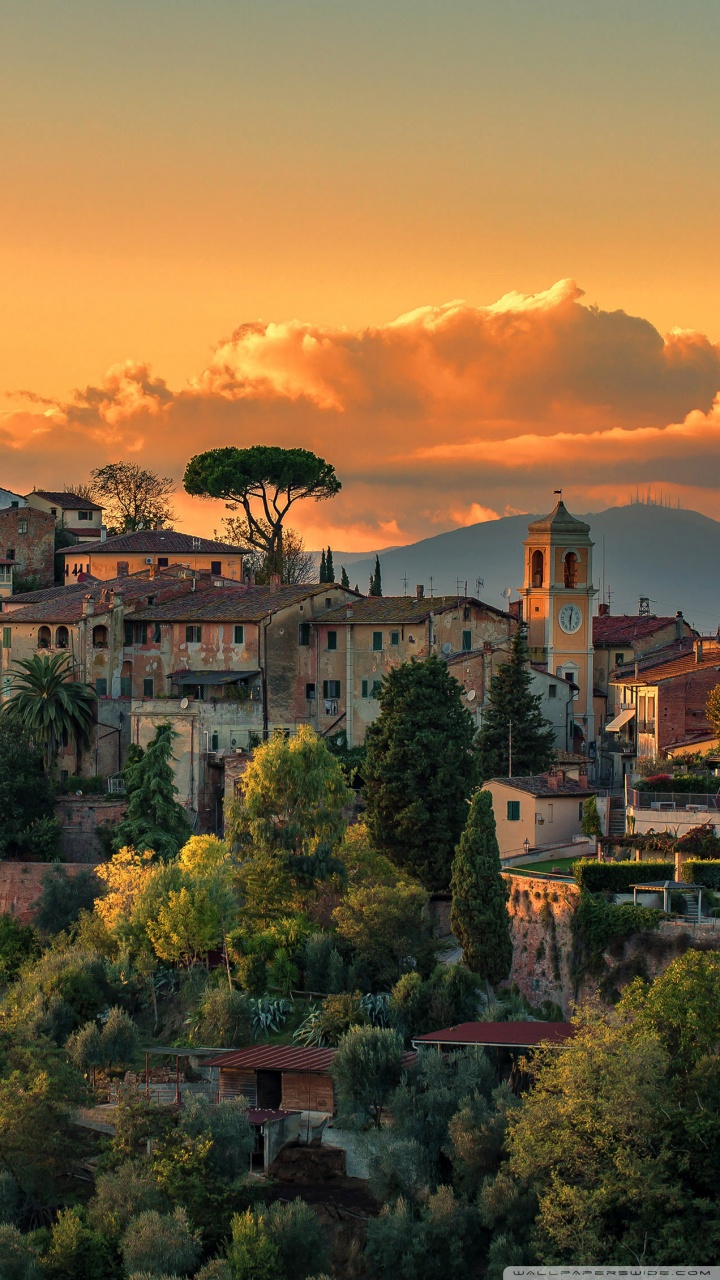 Tuscany Italy Villages Ultra HD Desktop