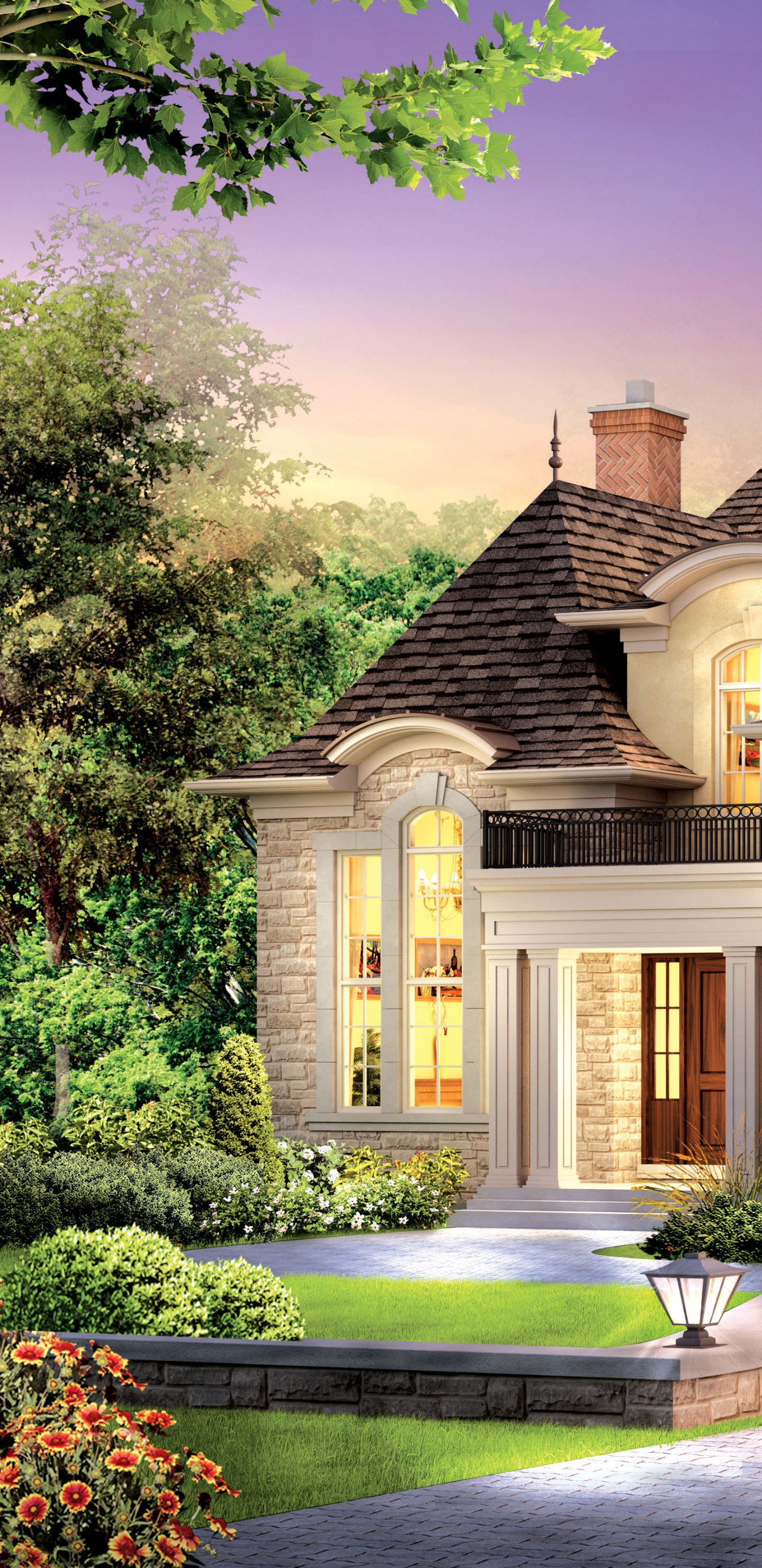 Download Man Made House Phone Wallpaper