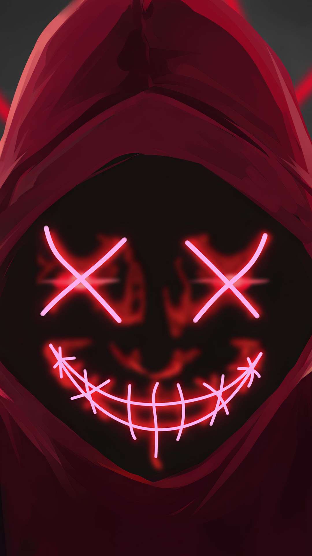 Red Anime Wallpaper for iPhone