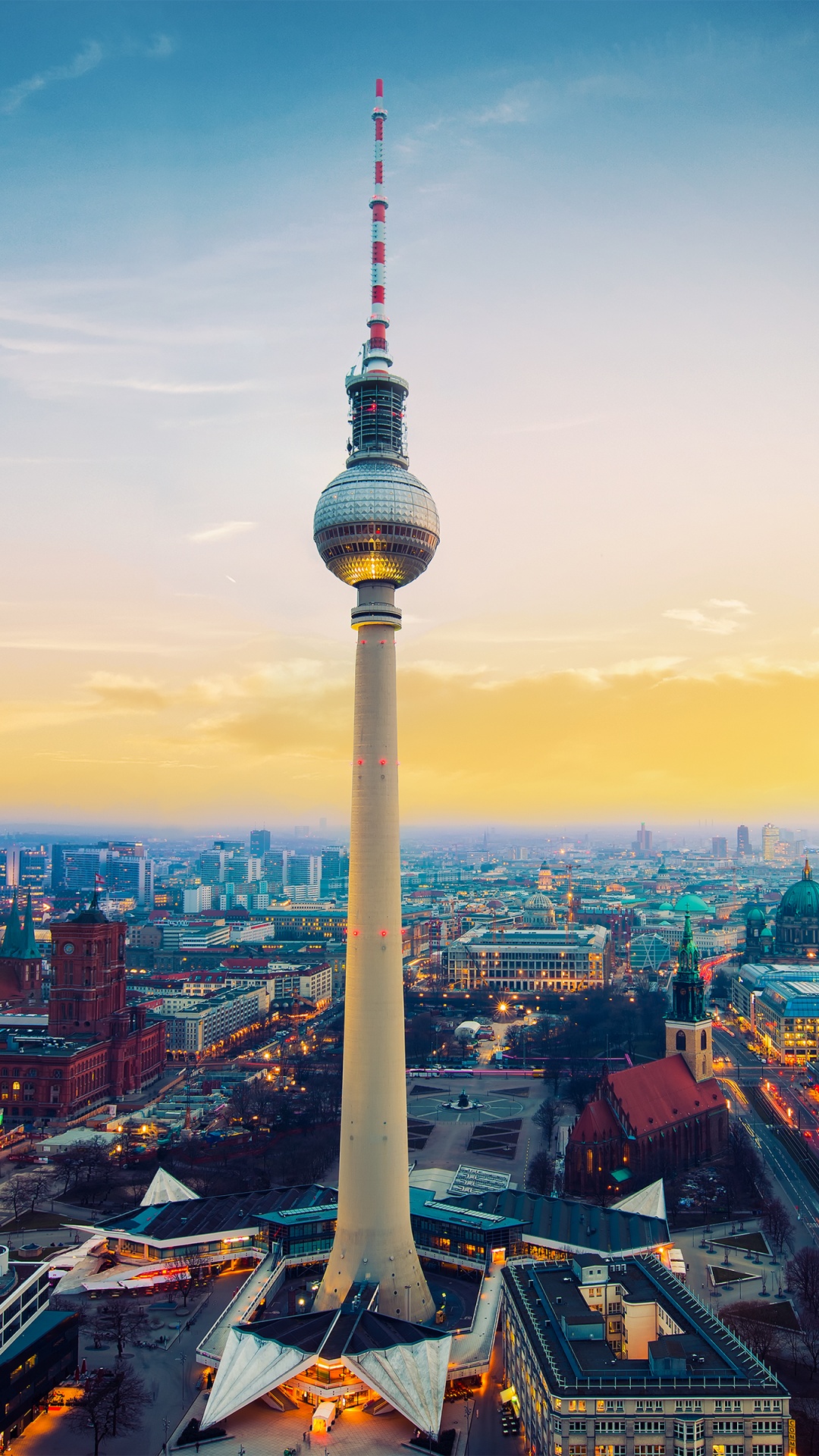 Berlin TV Tower Wallpaper 4K, Berliner