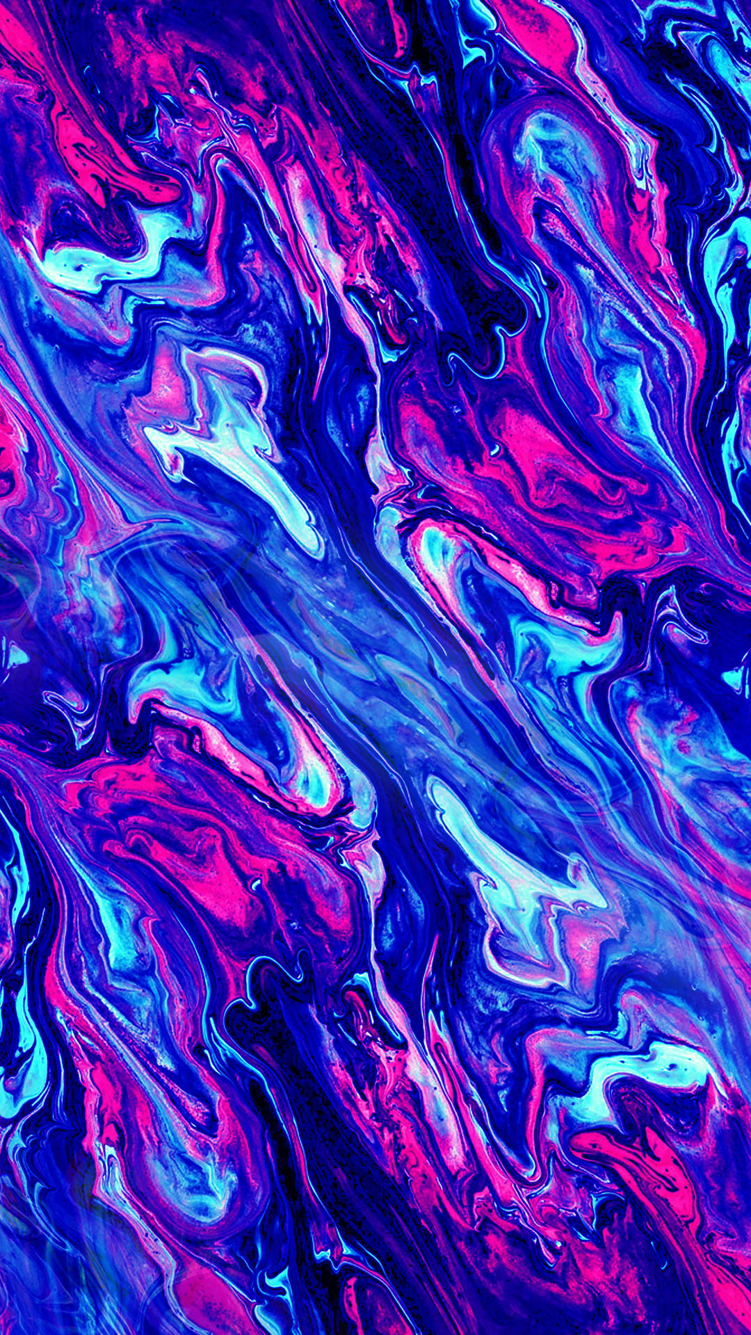 Download Blue Abstract Neon Aesthetic