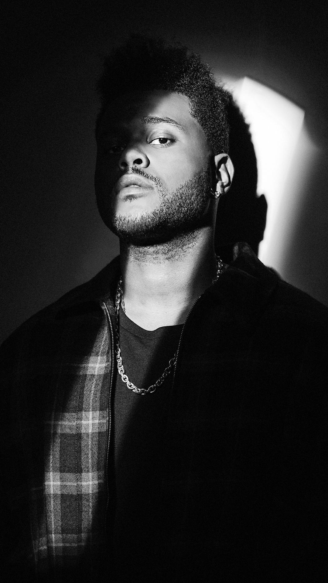 The Weeknd Wallpaper 4K, Monochrome