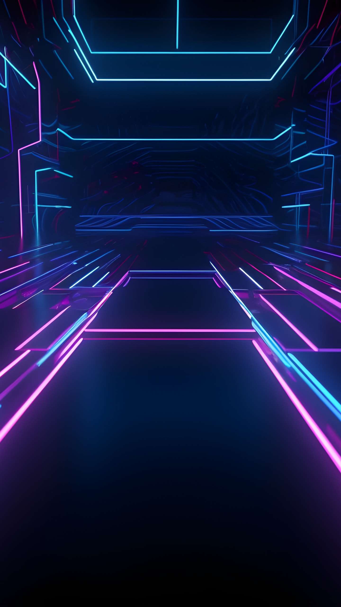 Purple Wallpaper 4K, Neon Lights, 5K