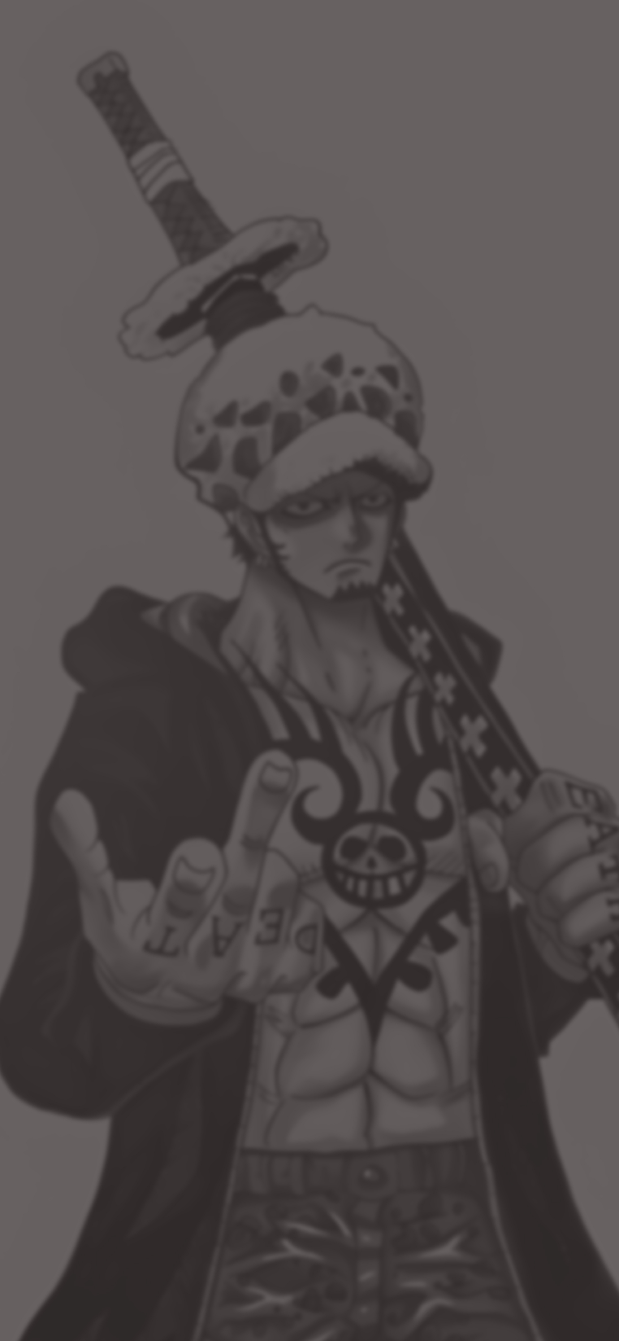 Trafalgar Law Minimalist Wallpaper
