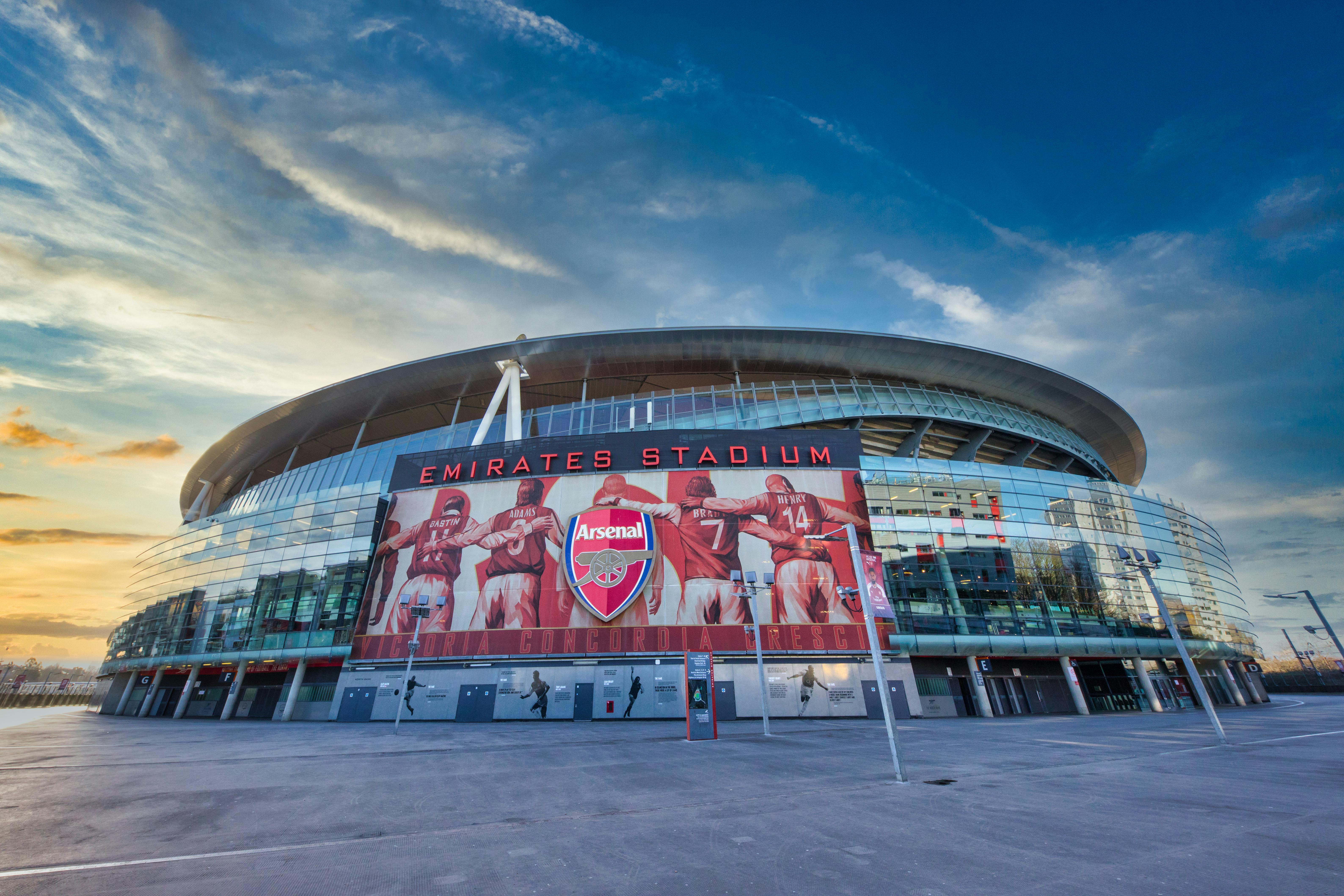 Emirates Stadium of Arsenal in London · Free