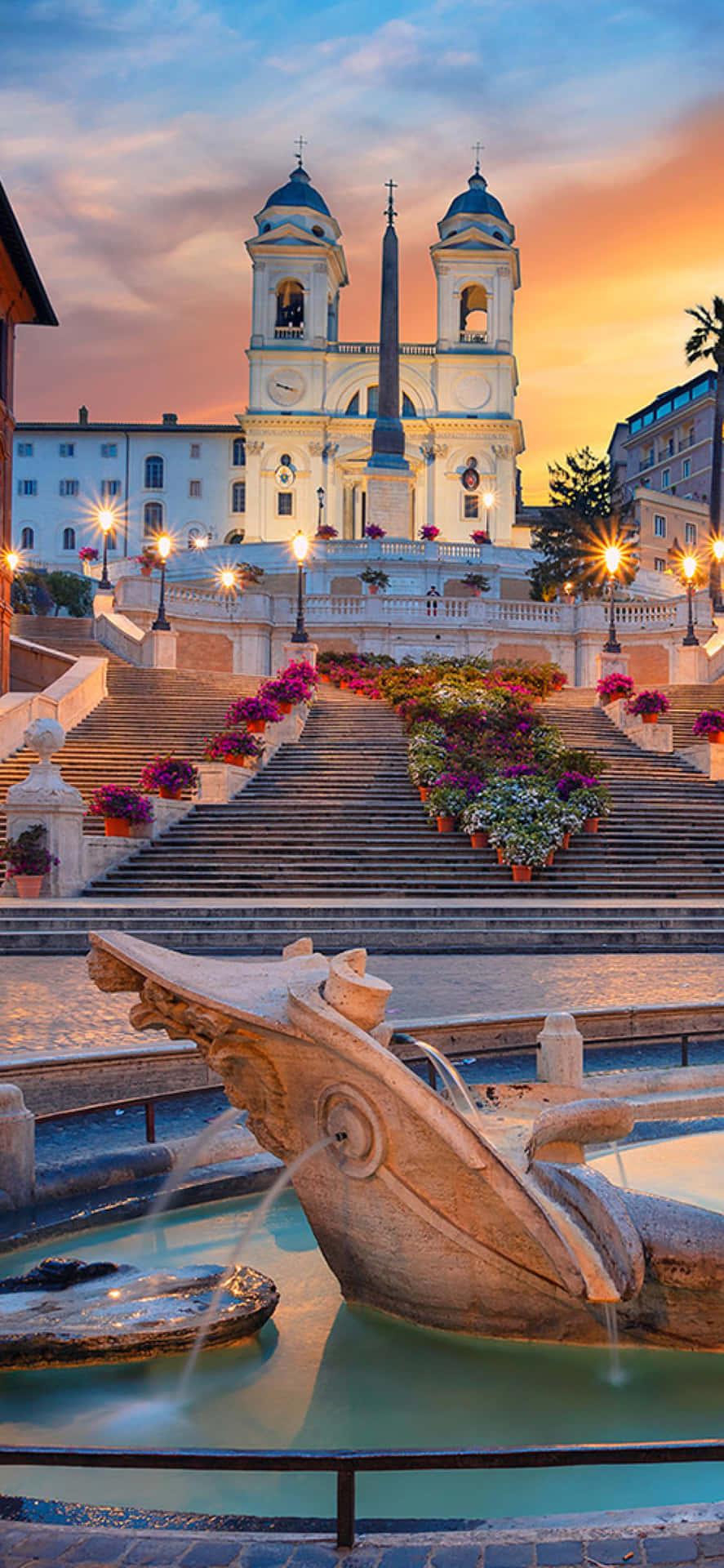 Spanish Steps in Rome Wallpaper