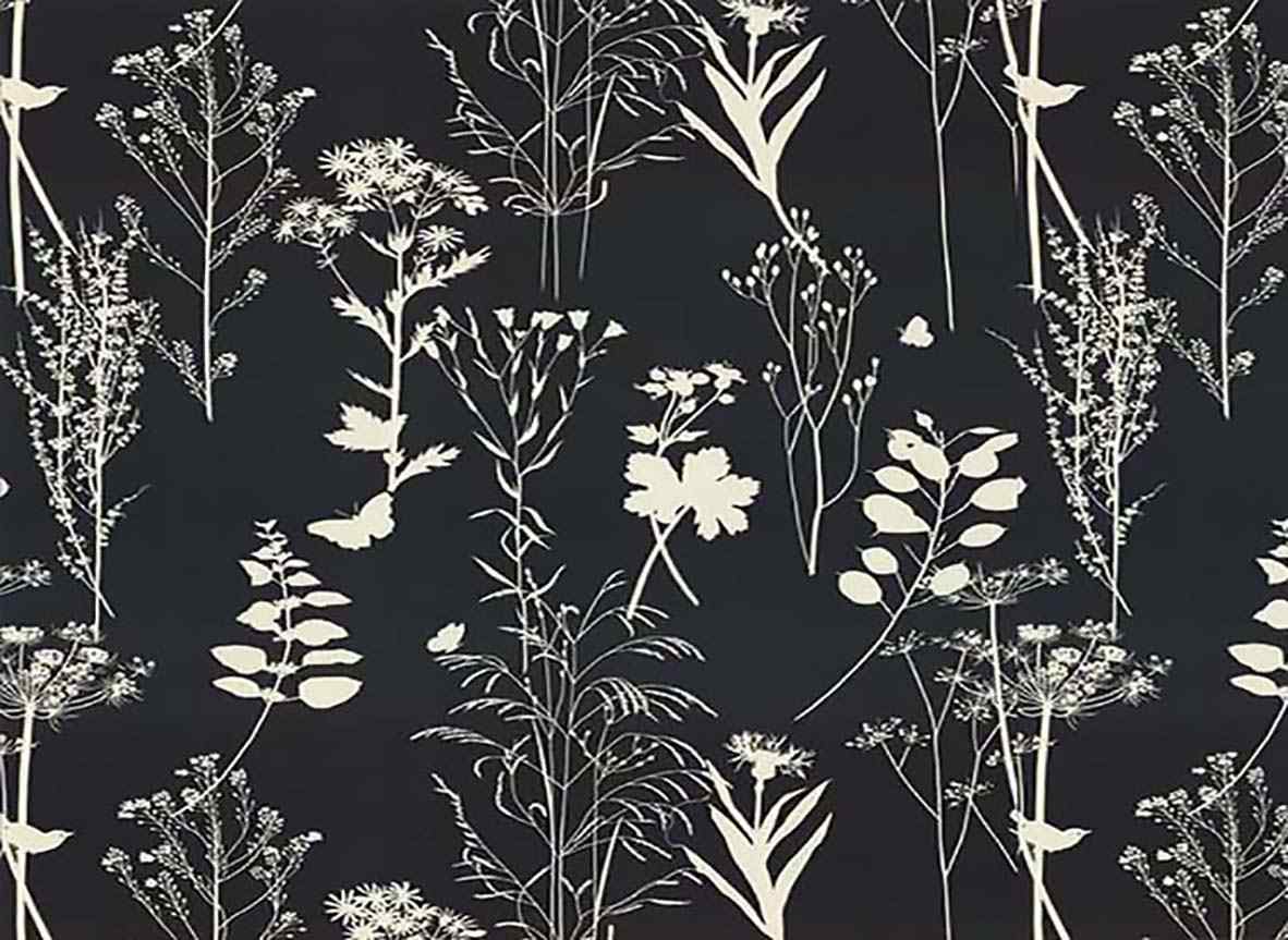 Black and white shop wallpaper