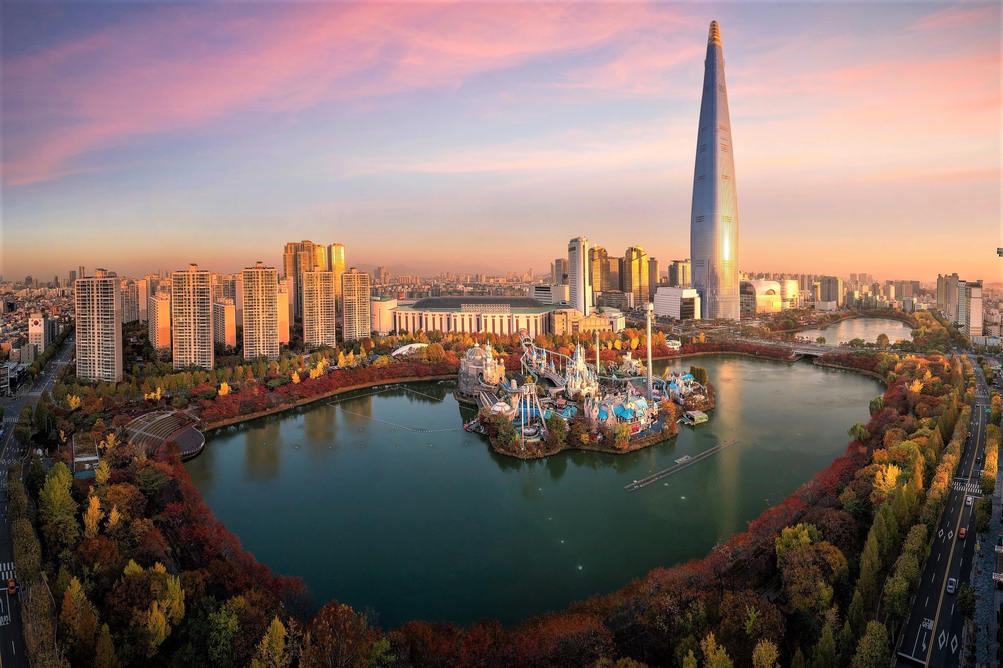 Cityscape Man Made Seoul HD Wallpaper