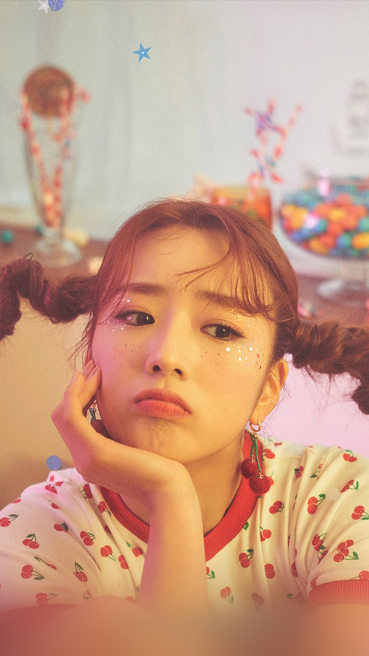 Cute Girl Pink Kpop Rainbow Wallpaper