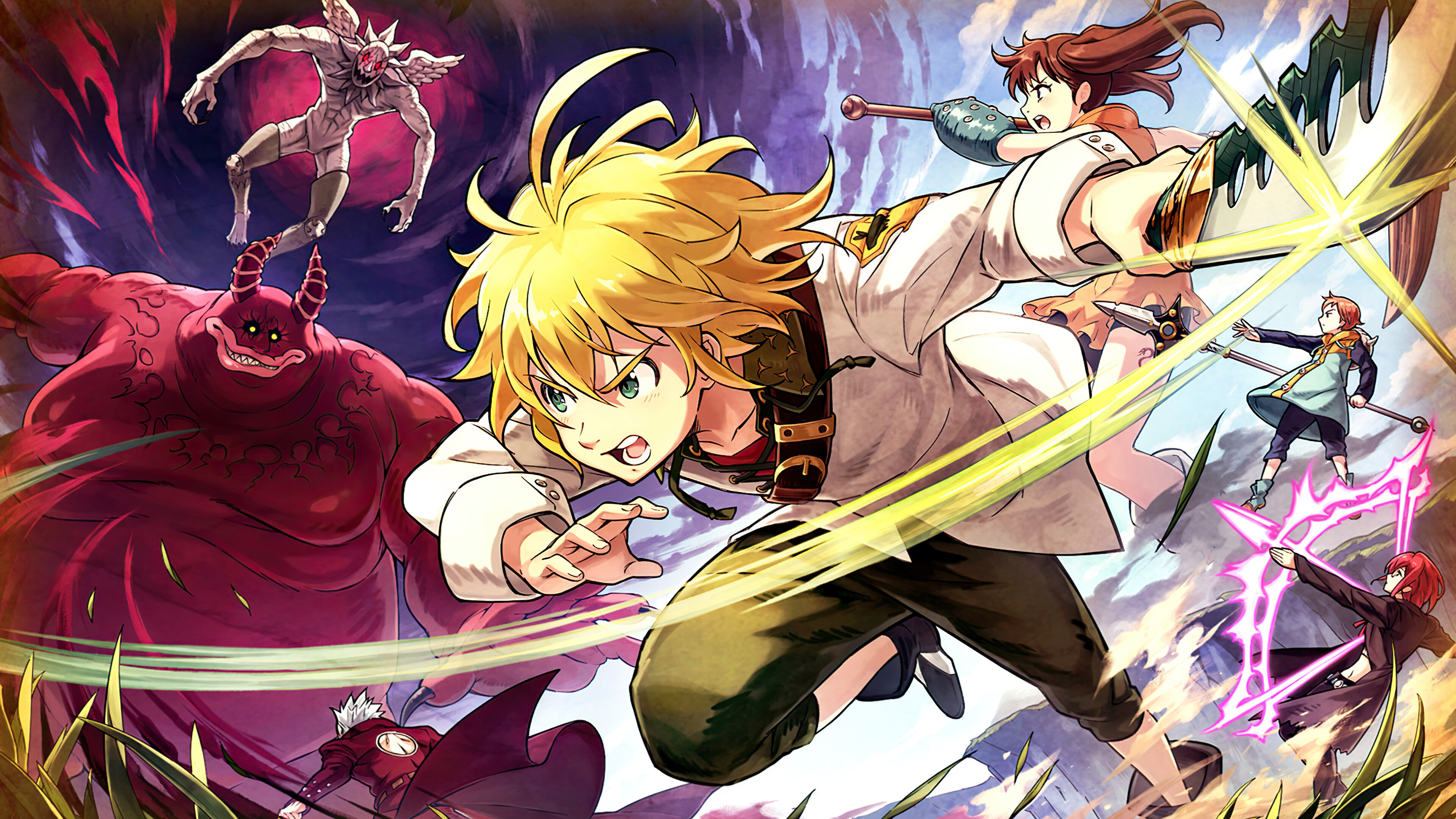 The Seven Deadly Sins 4K Ultra HD Anime Wallpaper Showcasex2160
