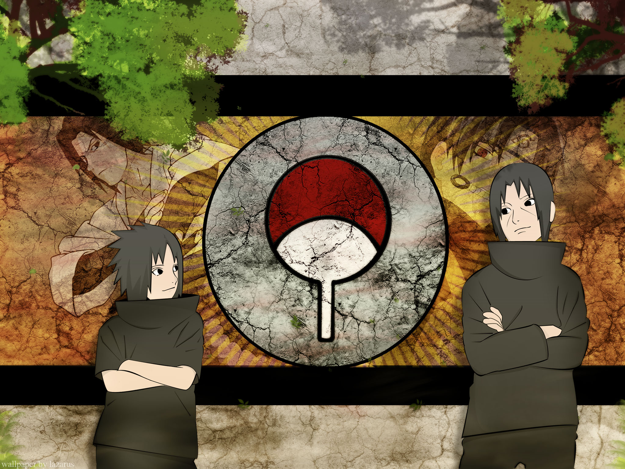 Anime, Naruto, Sasuke Uchiha, Itachi