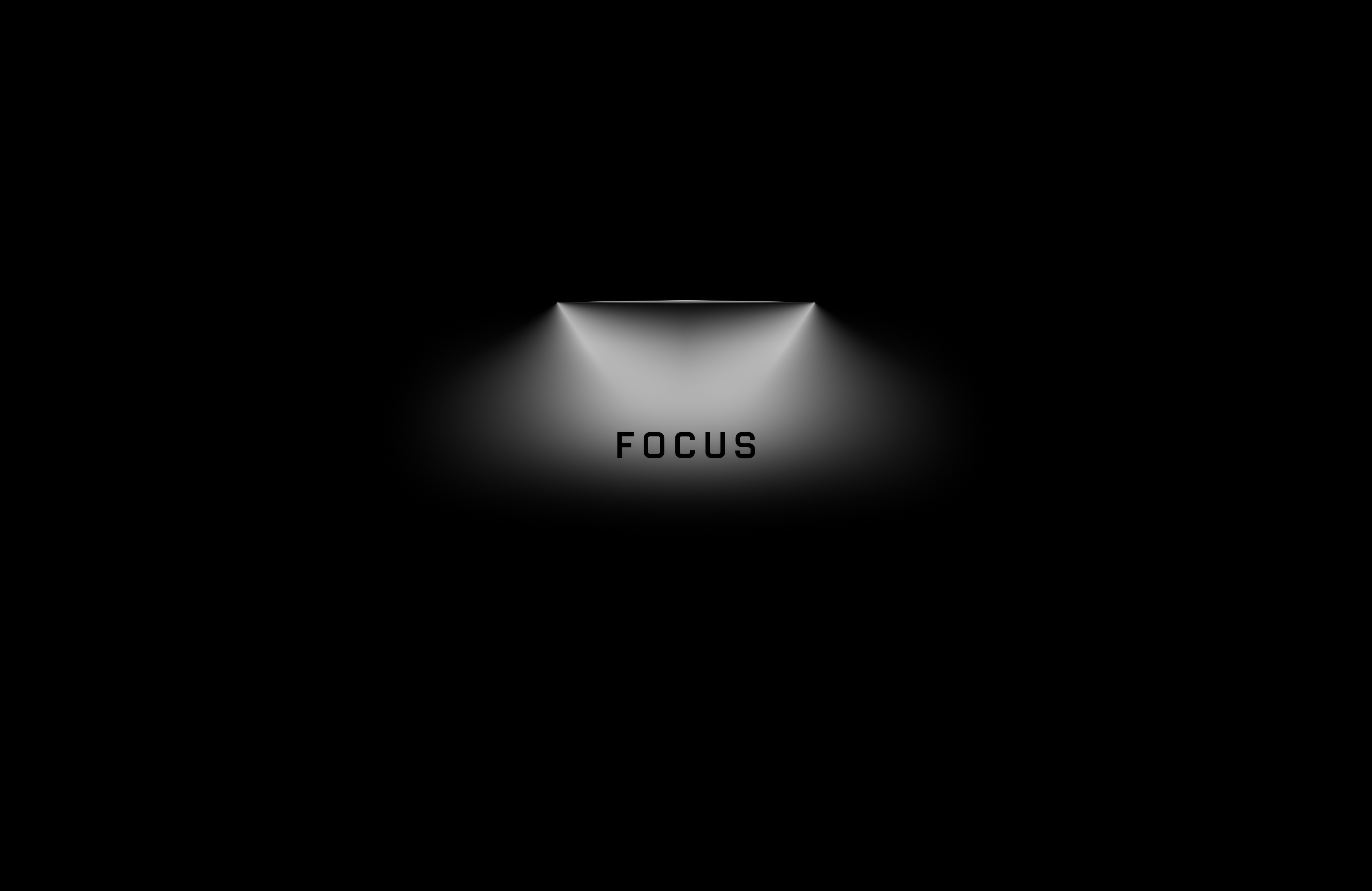 Focus Black Wallpaper, HD Typography Wallpaper, 4k Wallpaper, Image, Background, Photos and Picture