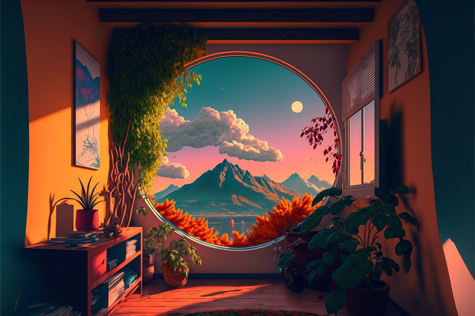 Warm and cozy atmosphere