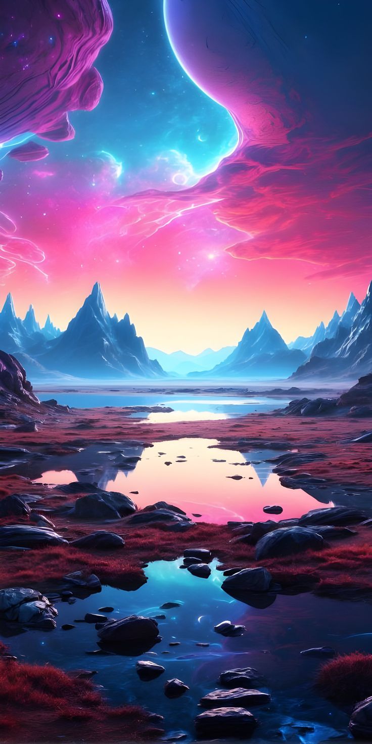 Vibrant Nature Wallpaper Phone in 2024