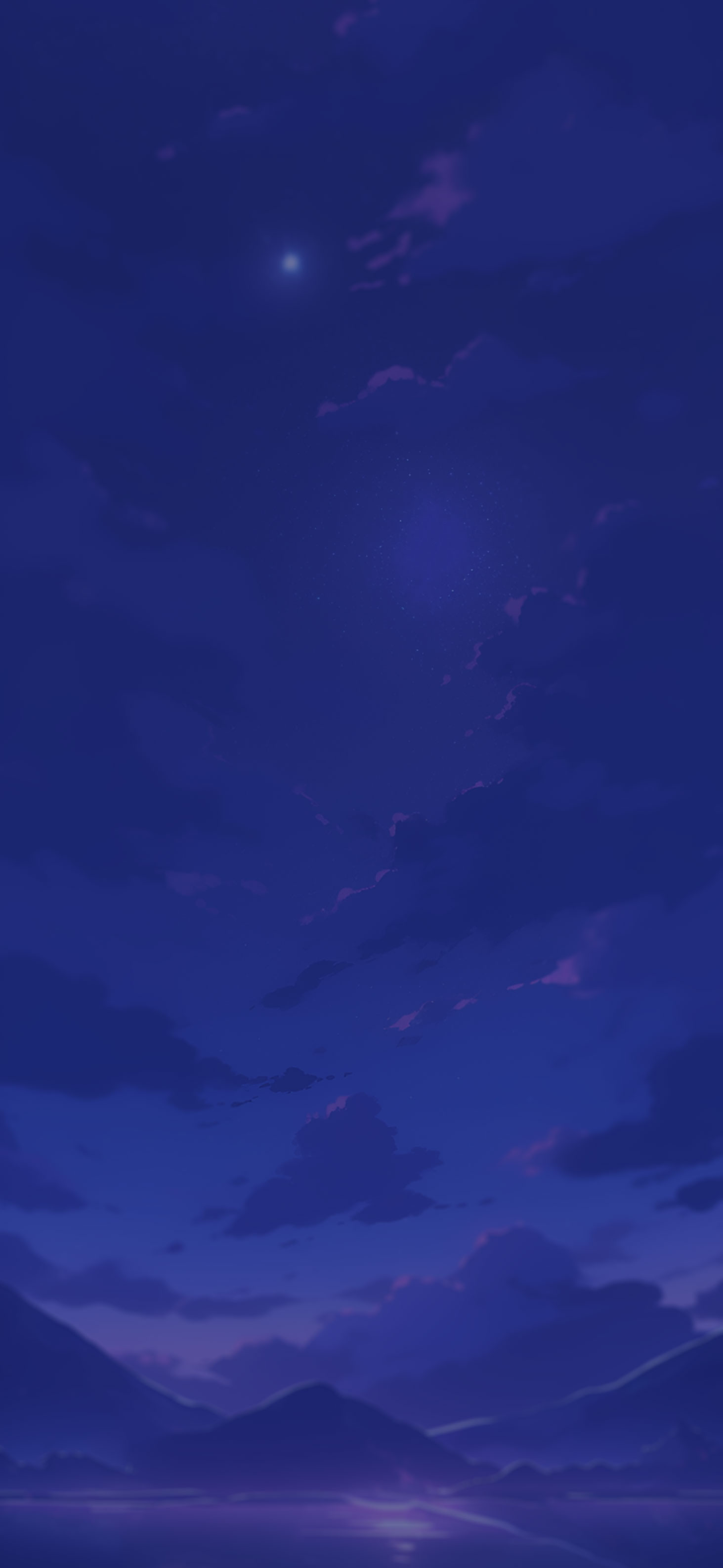 Infinite Night Sky Over Mountains