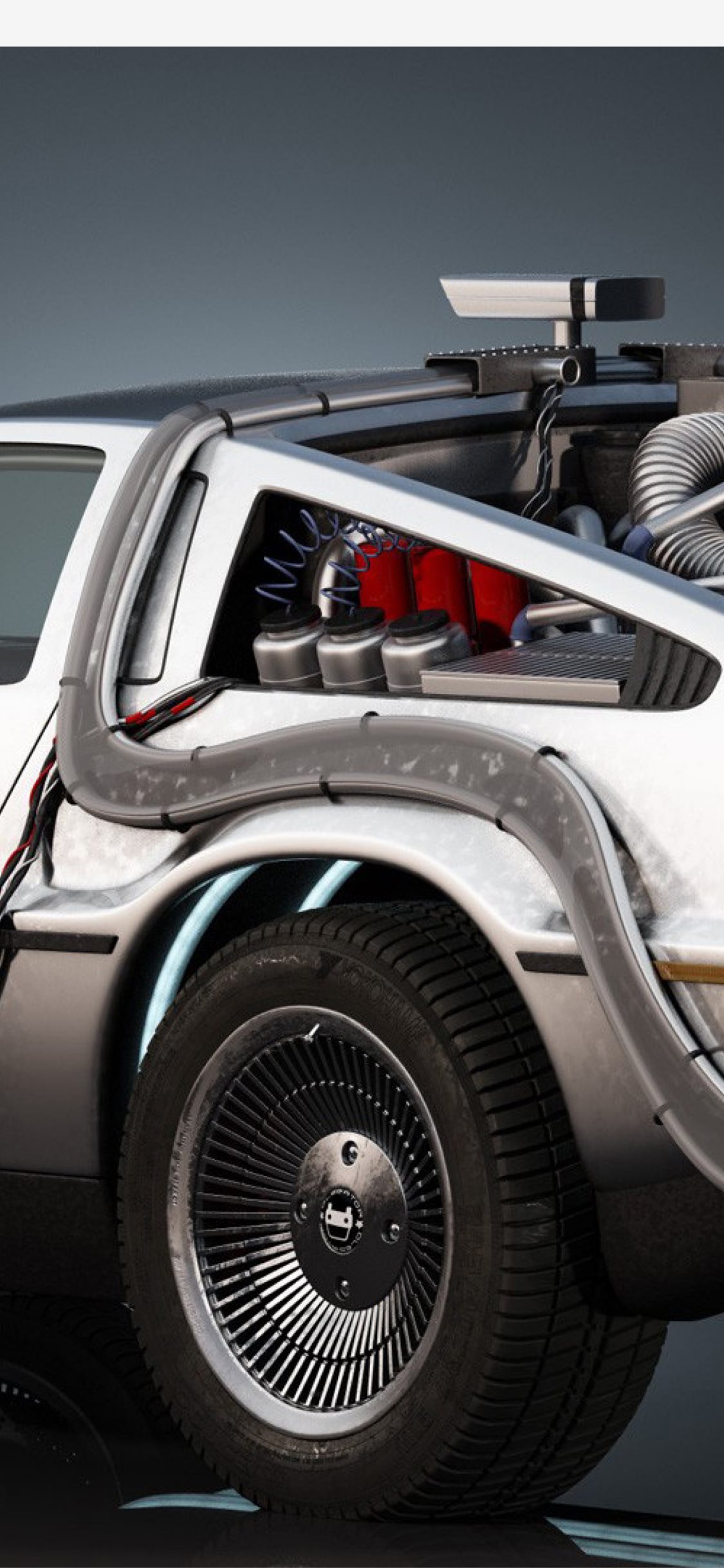 Back To The Future Delorean Side View