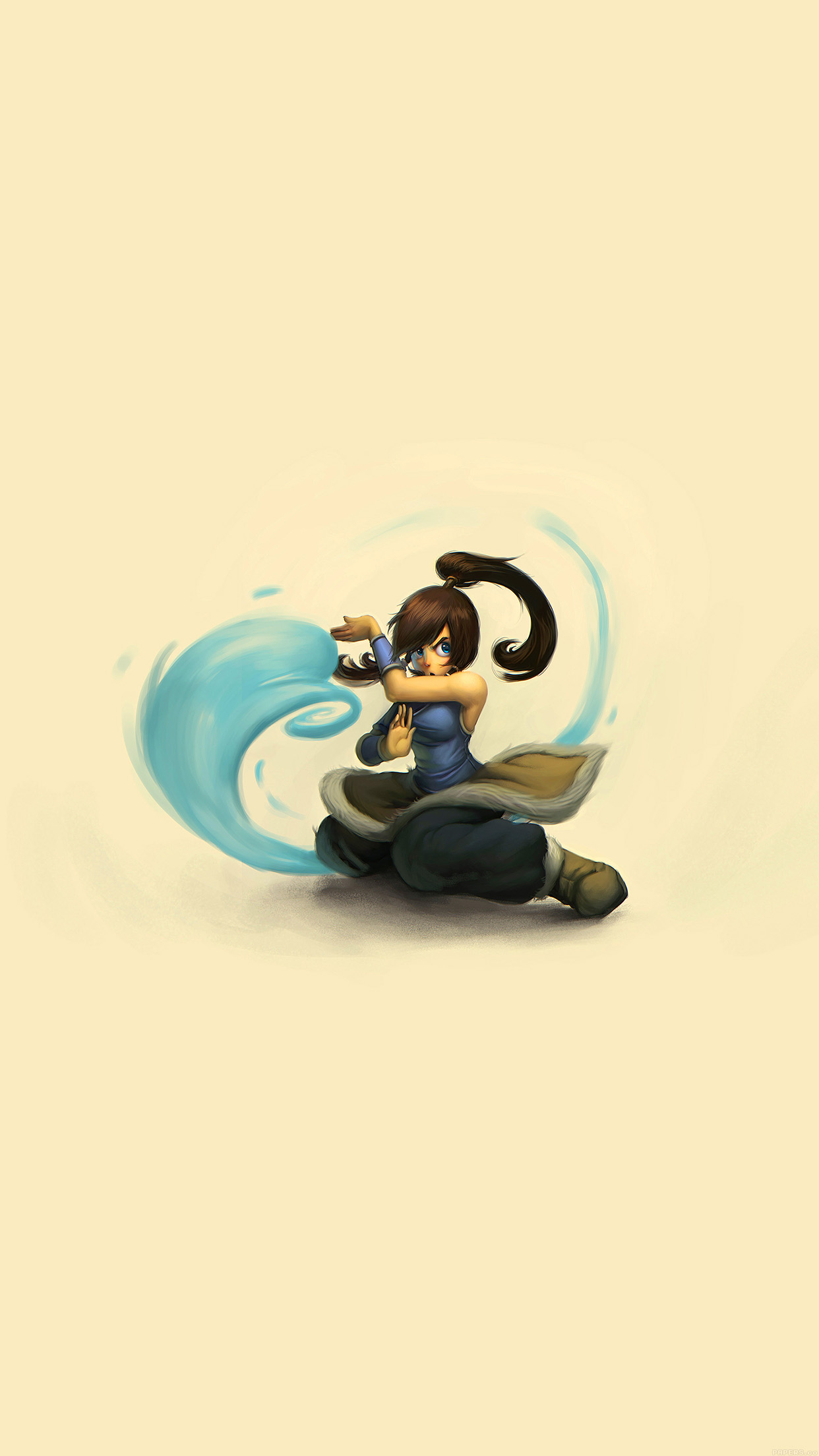 Cute Young Avatar Korra Drawing Art