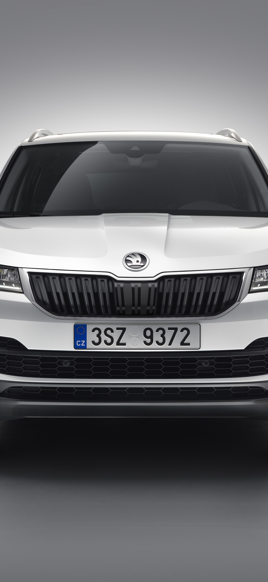 wallpaper 1125x2436 skoda karoq, car