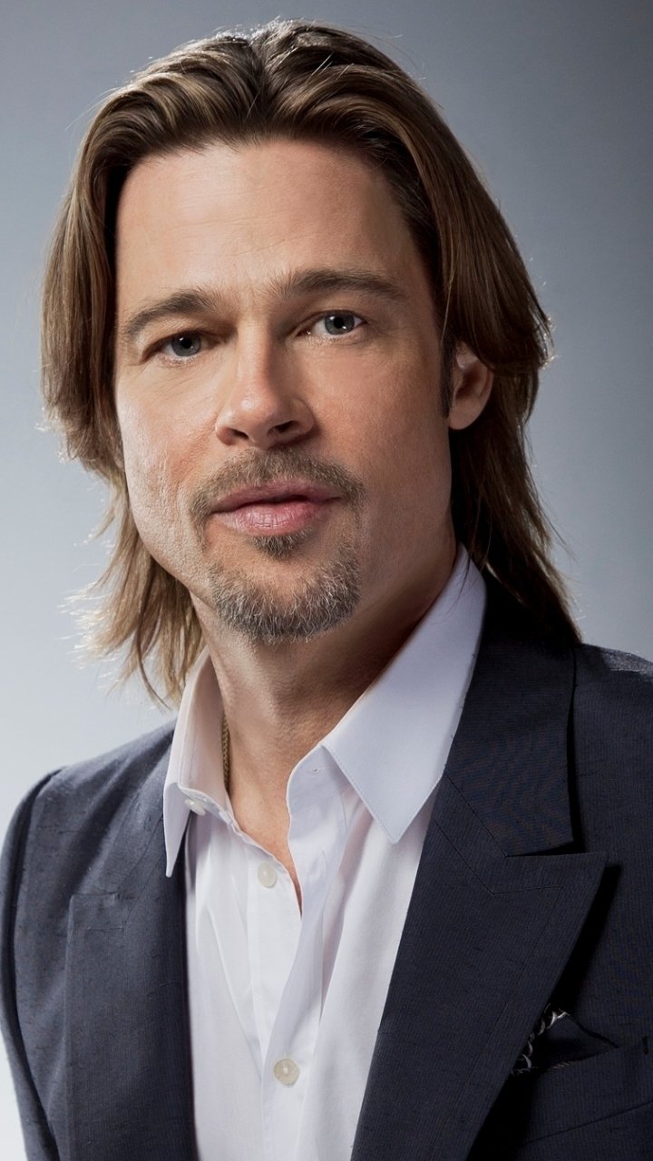 Celebrity Brad Pitt Phone Wallpaper