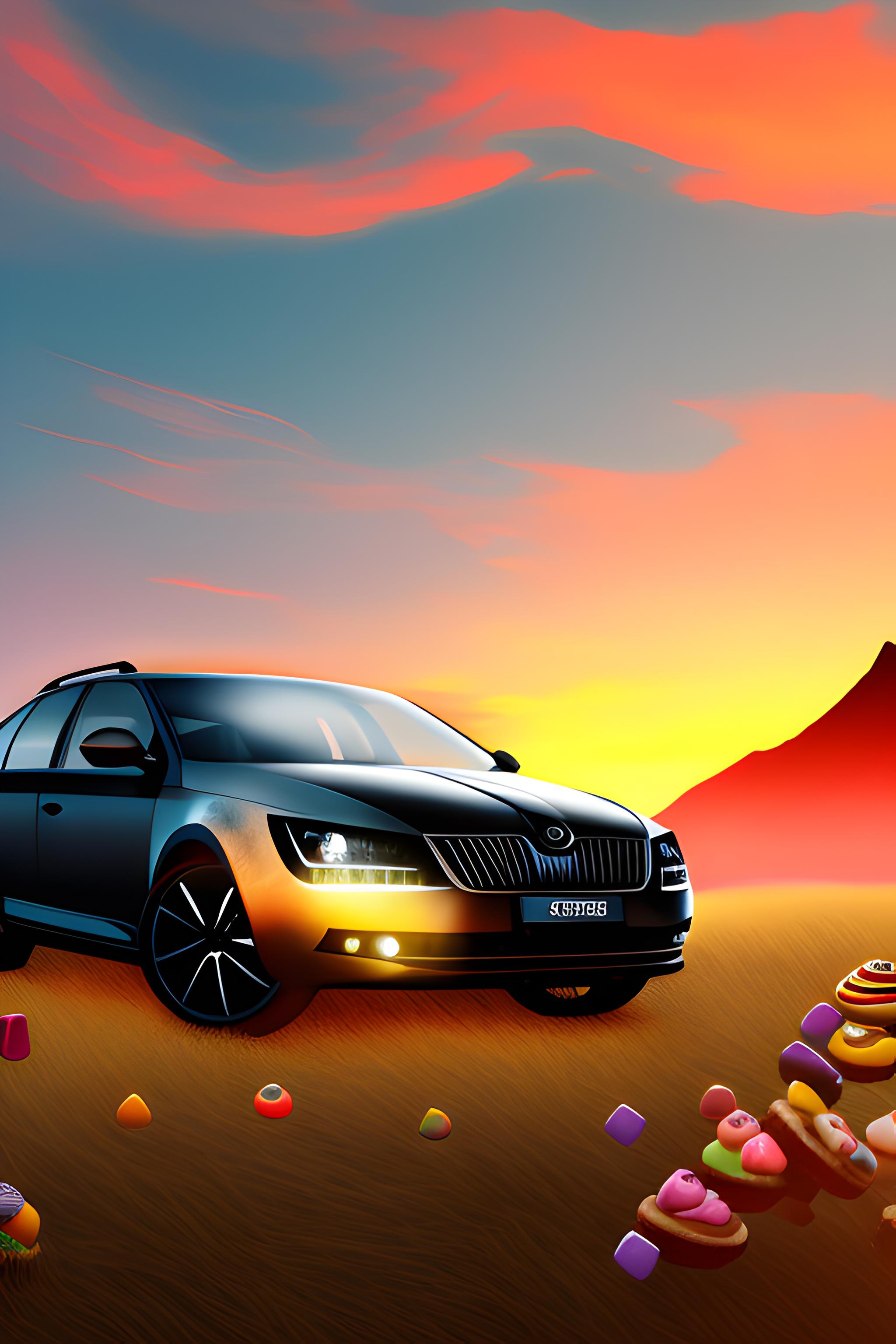 Black Skoda