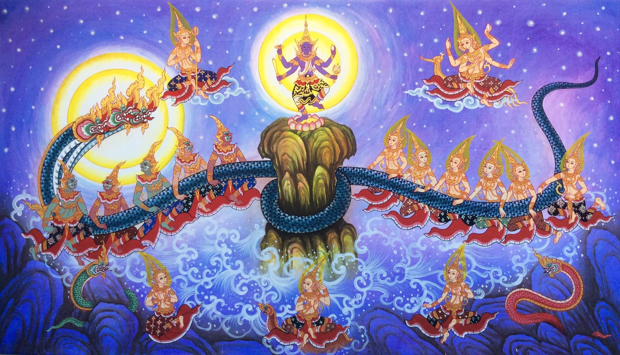 Samudra Manthan Traditional Thai