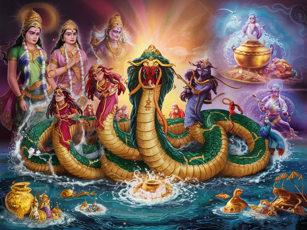 Samudra Manthan Mythological Tale