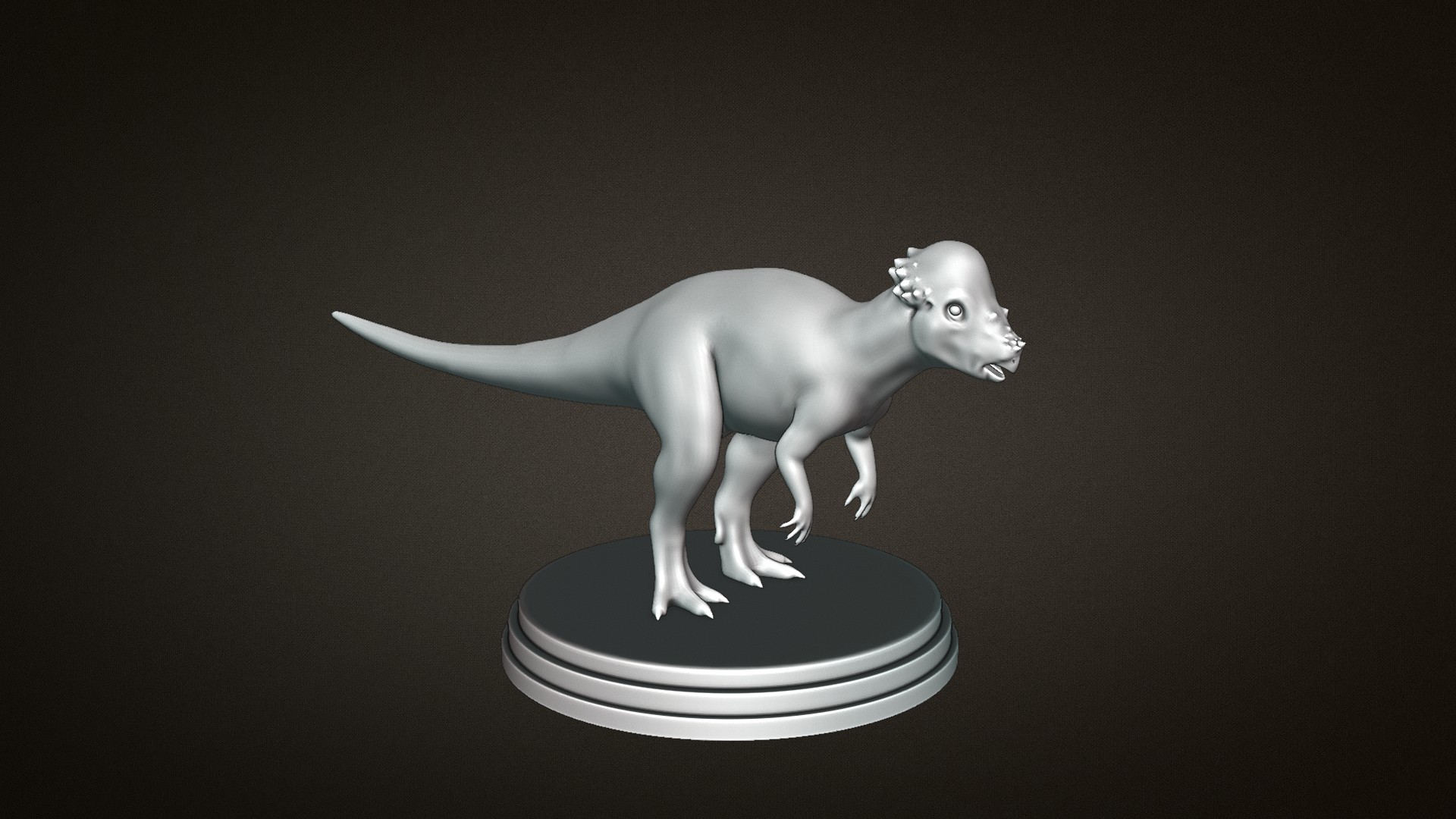 STL file Pachycephalosaurus Dinosaur