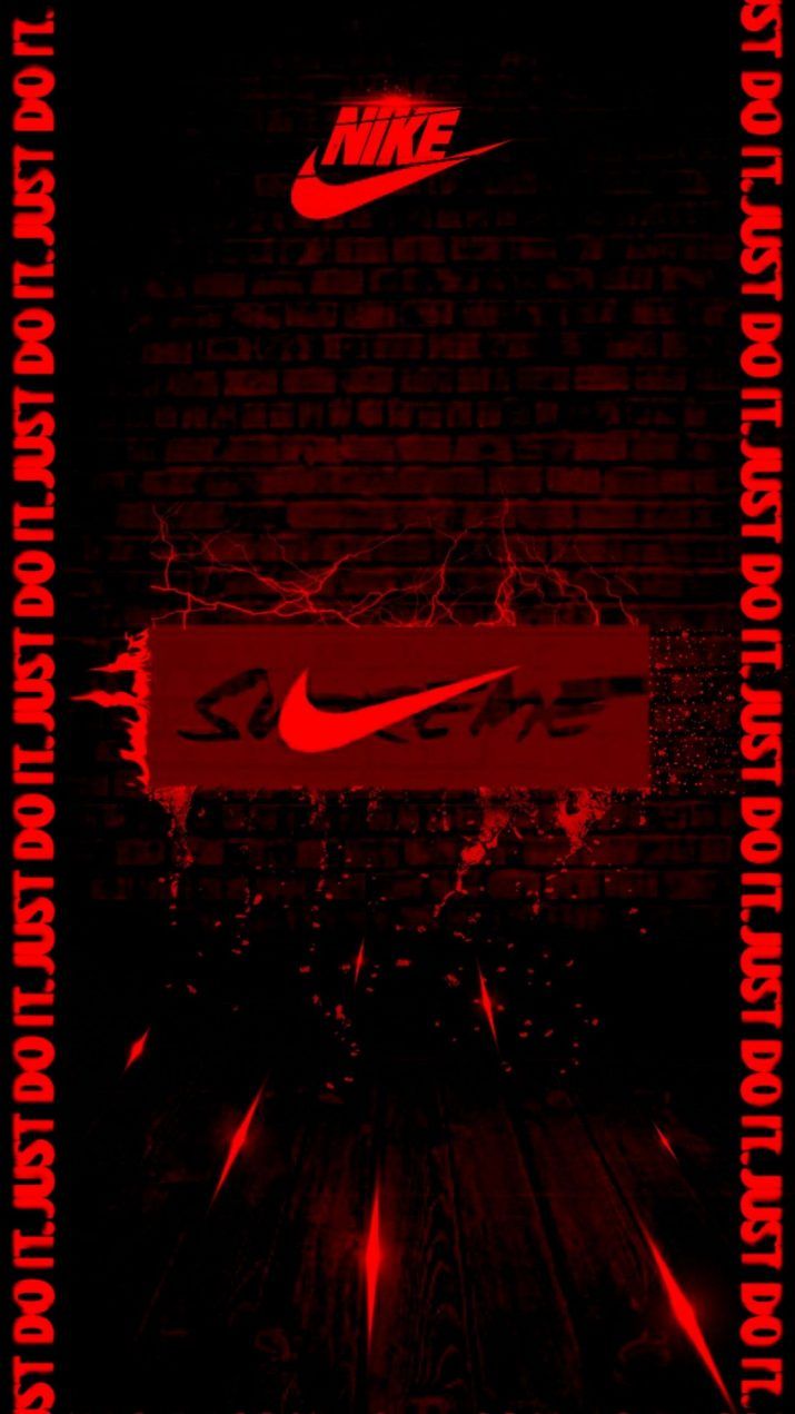 nike red and black logo