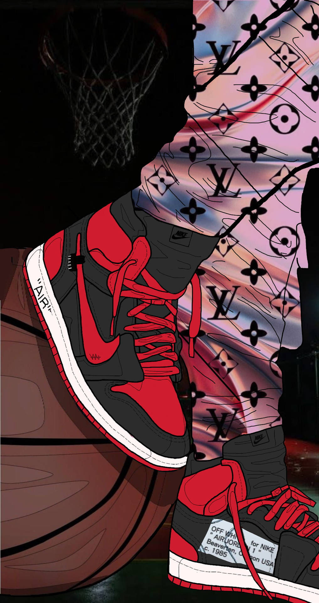 Download free Red And Black Nike Jordan