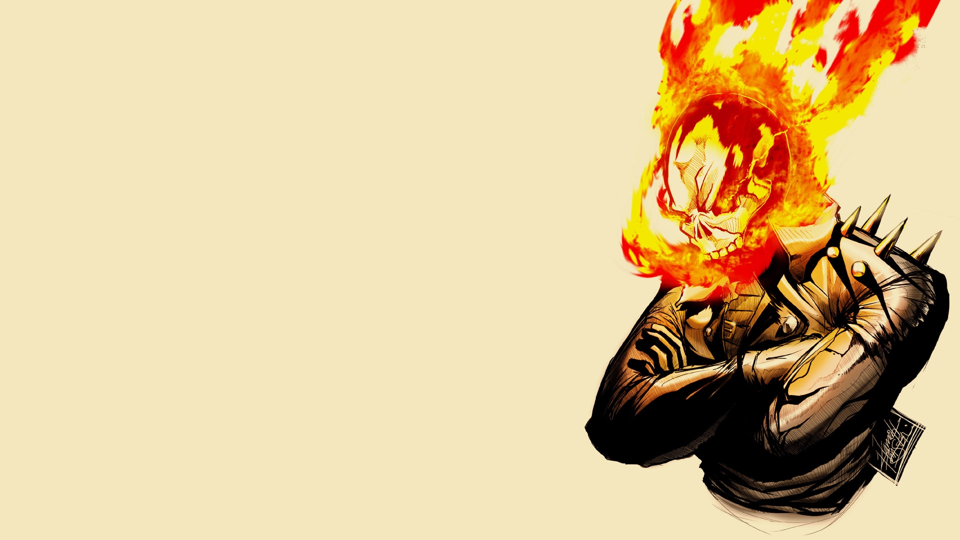 Johnny Blaze Comic Ghost Rider HD Wallpaper