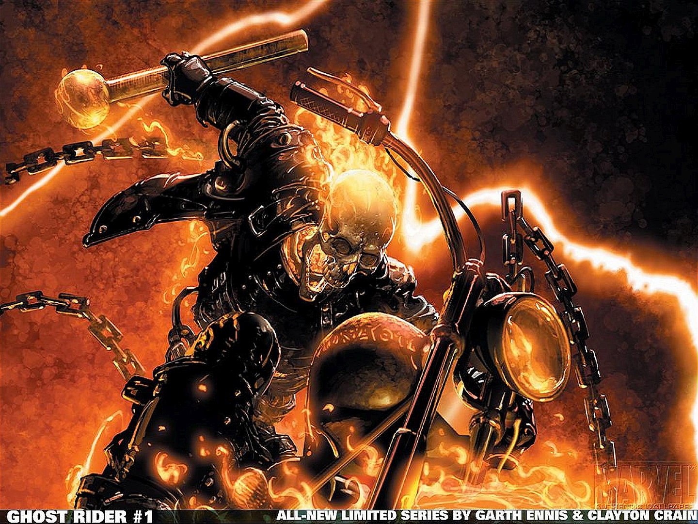 Johnny Blaze Comic Ghost Rider Wallpaper